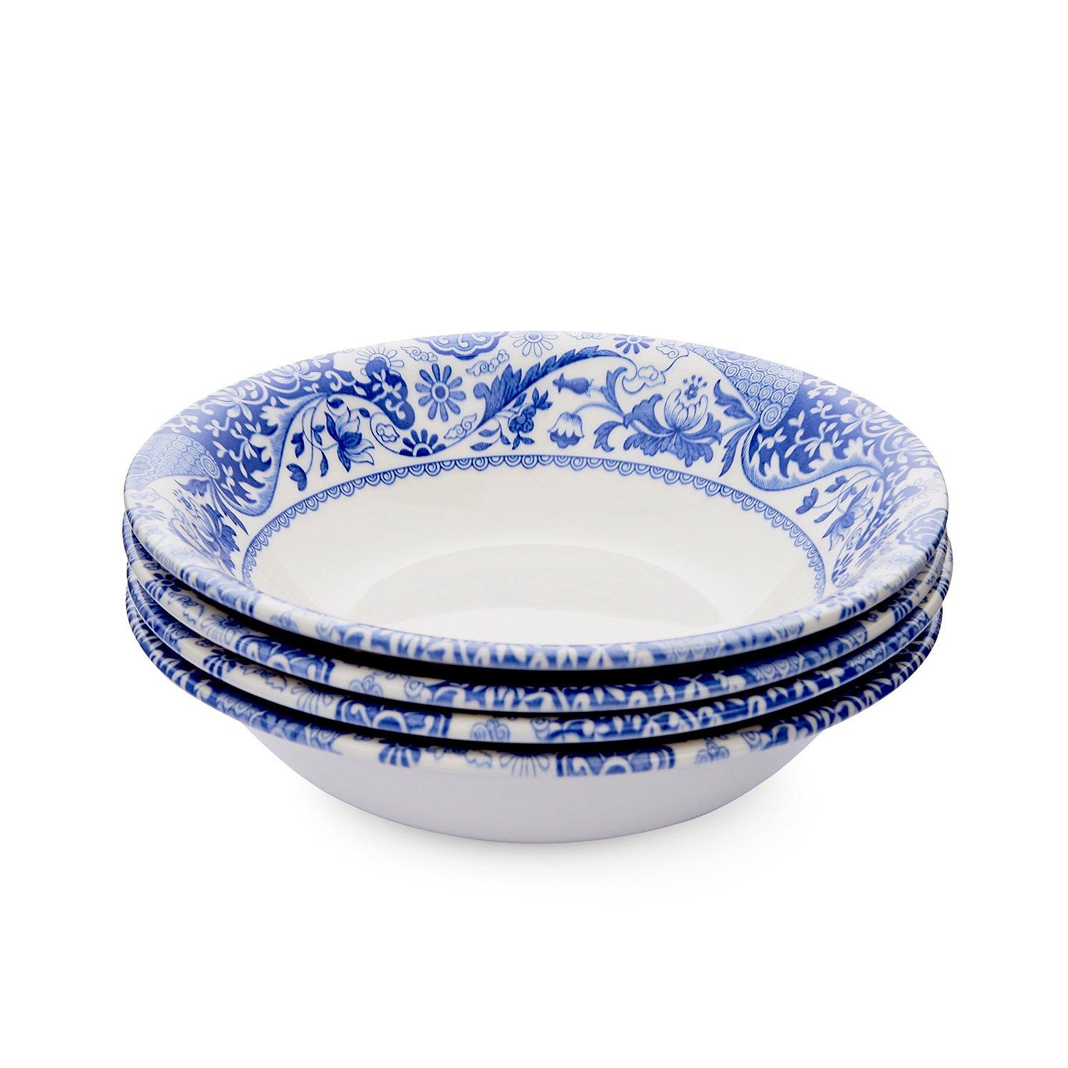 Blue - Spode - Brocato Set of 4 Cereal Bowls - 1