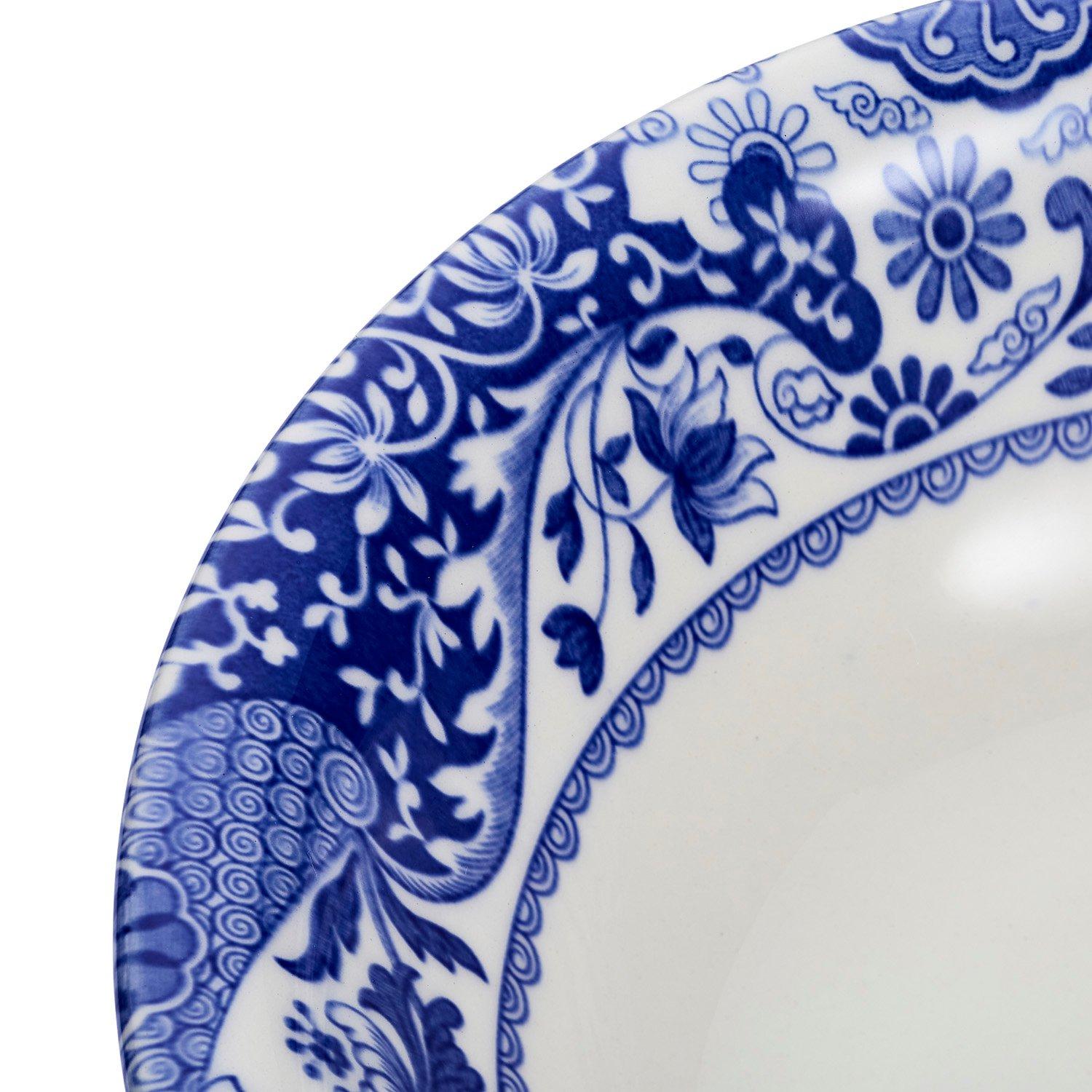 Blue - Spode - Spode Brocato Set of 4 Cereal Bowls - 5