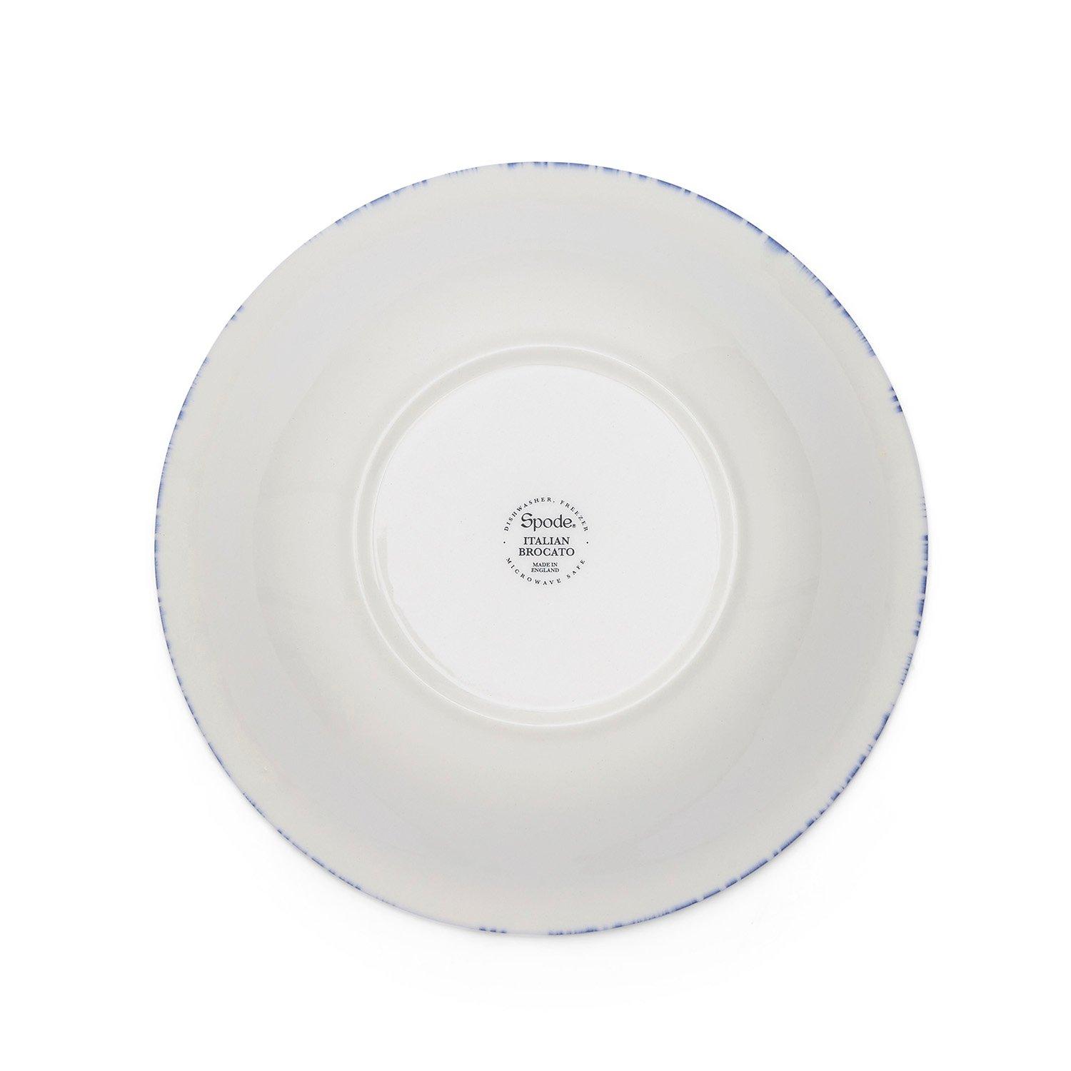 Blue - Spode - Spode Brocato Set of 4 Cereal Bowls - 6