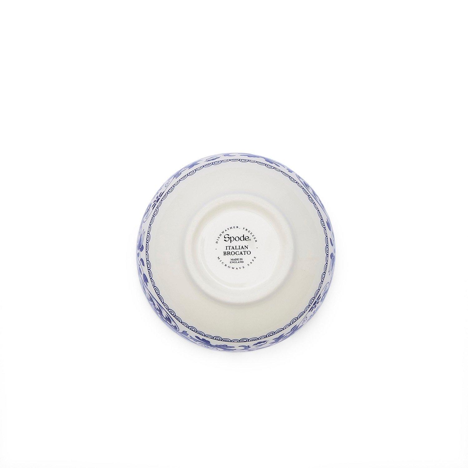 Blue - Spode - Spode Brocato Set of 4 Bowls 11cm - 7