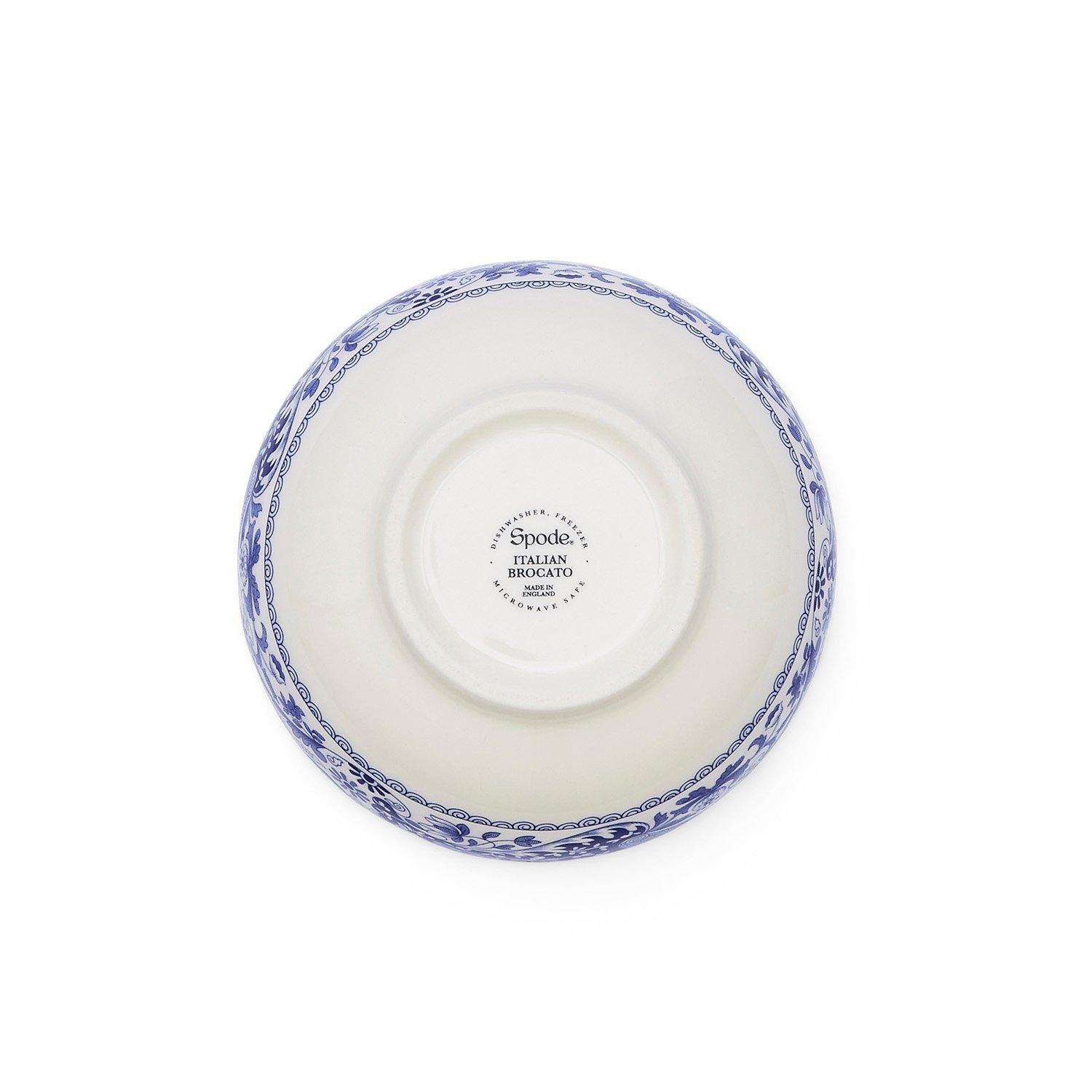 Blue - Spode - Spode Brocato Set of 4 Bowls 14cm - 6