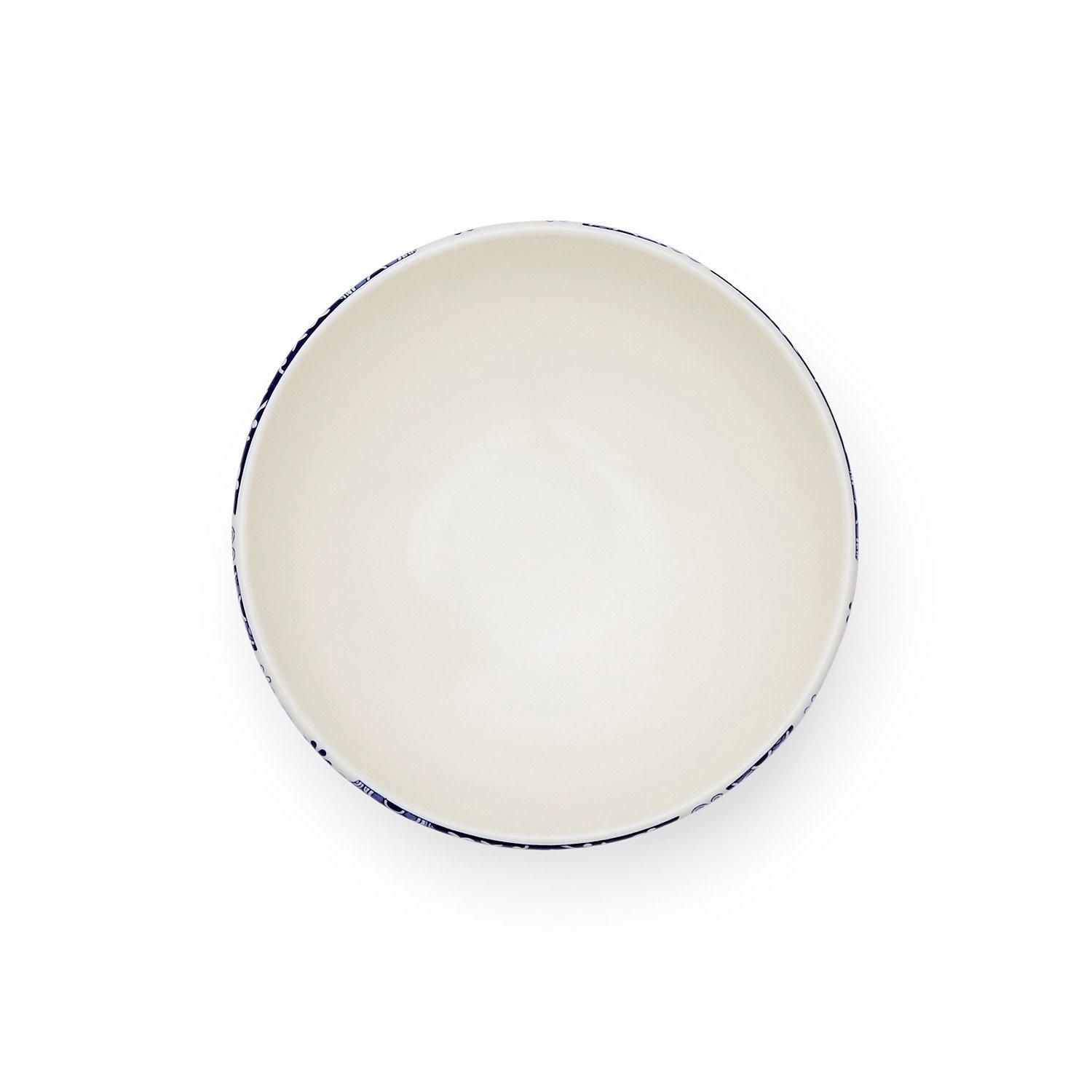 Blue - Spode - Spode Brocato Set of 4 Bowls 14cm - 7