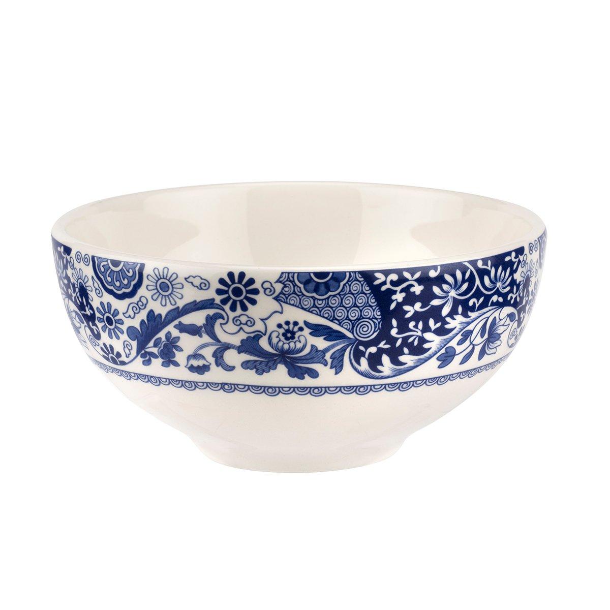 Blue - Spode - Spode Brocato Set of 4 Rimless Bowls - 2