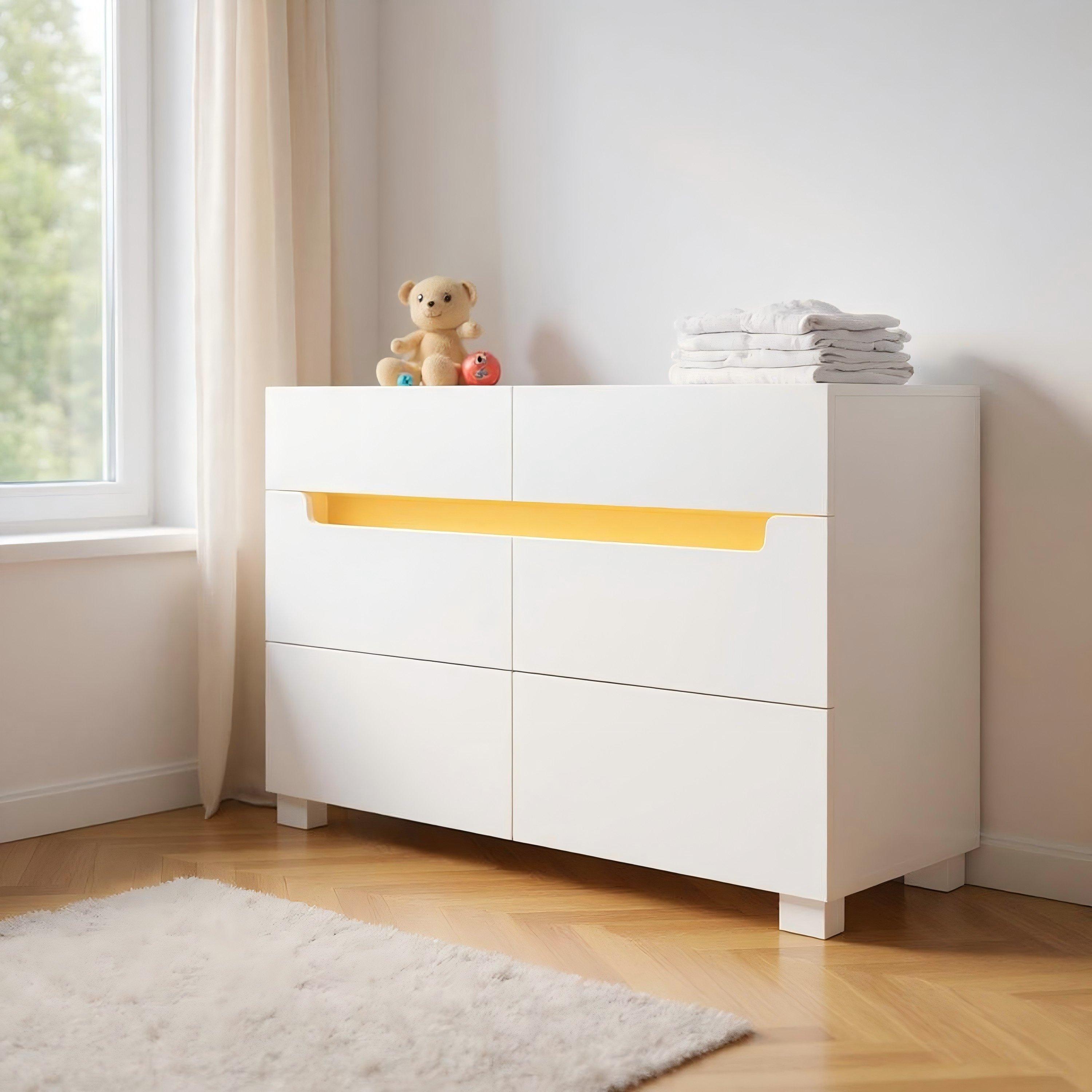 White - Urban Meuble - Modern White Cabinet with Ample Storage
