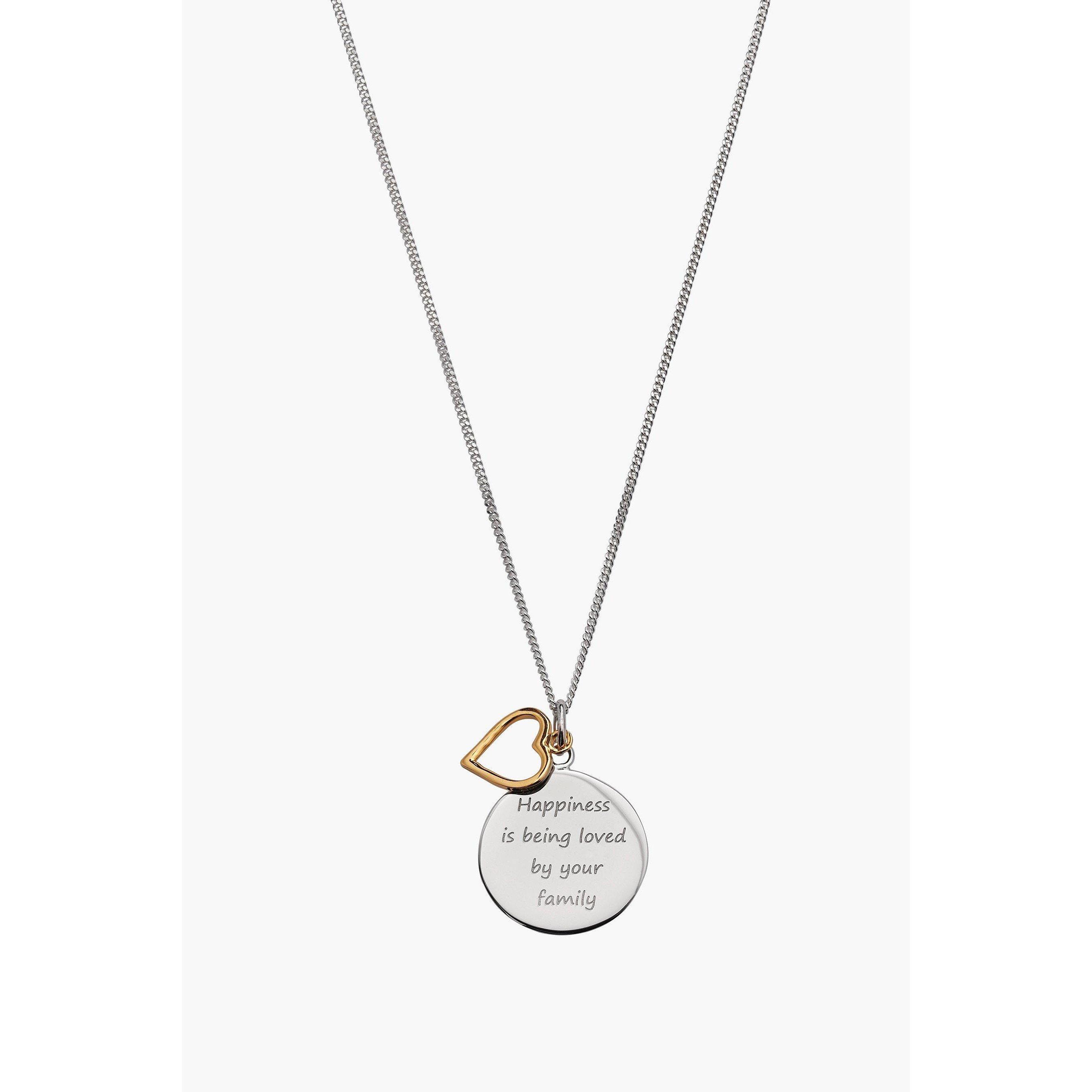 Silver - Be You - Sterling Silver Happiness Pendant