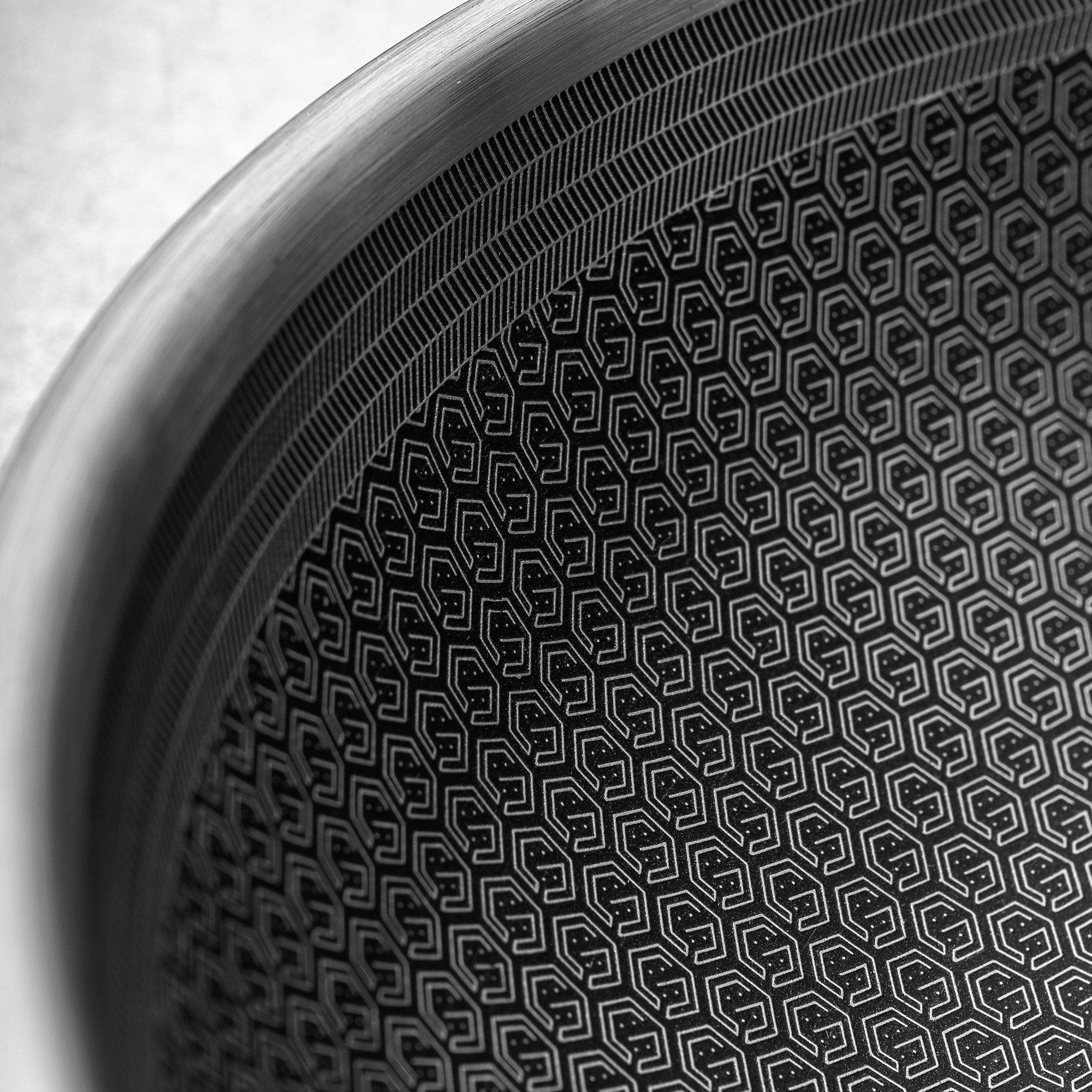 Stainless Steel - Hairy Bikers - HexGuard 28cm Saute Pan with Glass Lid - 3