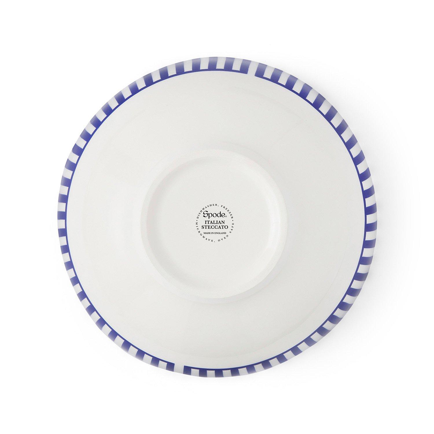 Blue White - Spode - Spode Steccato Set of 4 Rimless Bowls - 5