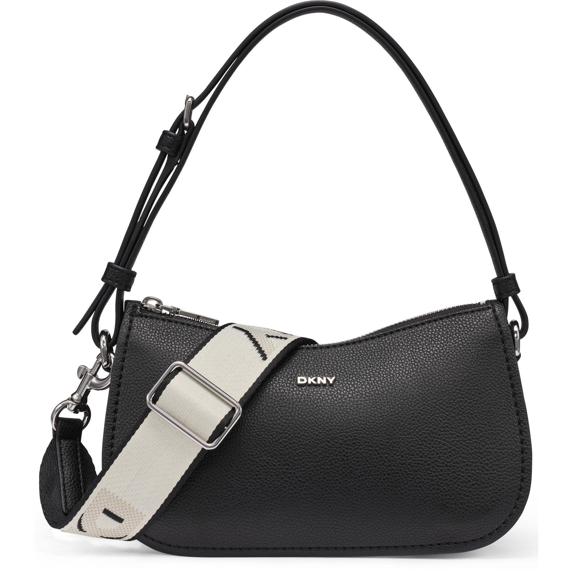 Black/Silver - DKNY - DKNY Nessa SHD Bag Ld61 - 1