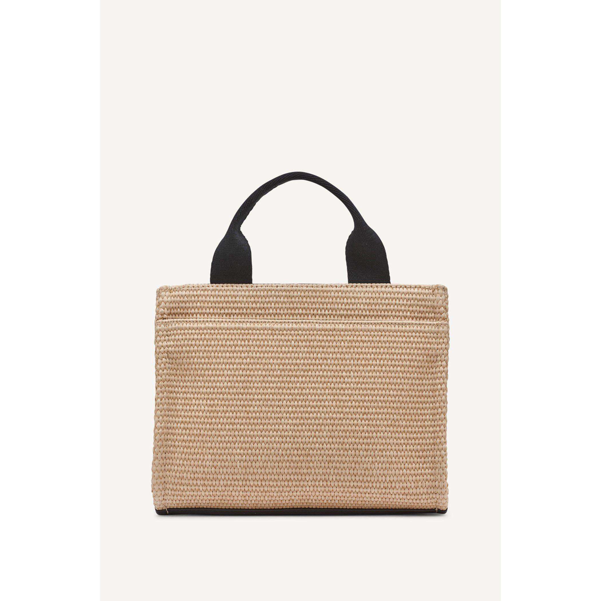 Natural/Black - DKNY - DKNY Hadlee SM Tote Ld61 - 3