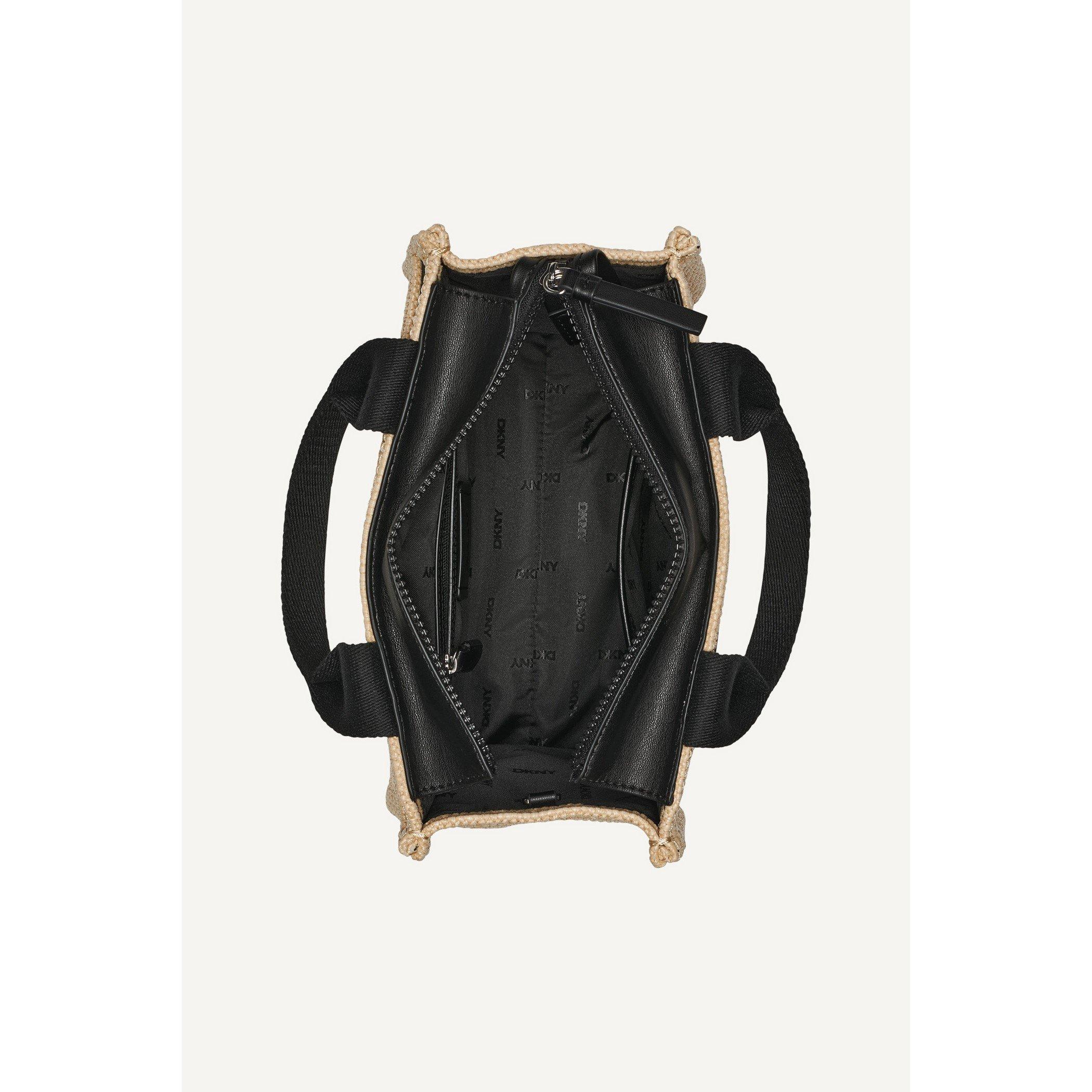 Natural/Black - DKNY - DKNY Hadlee SM Tote Ld61 - 4