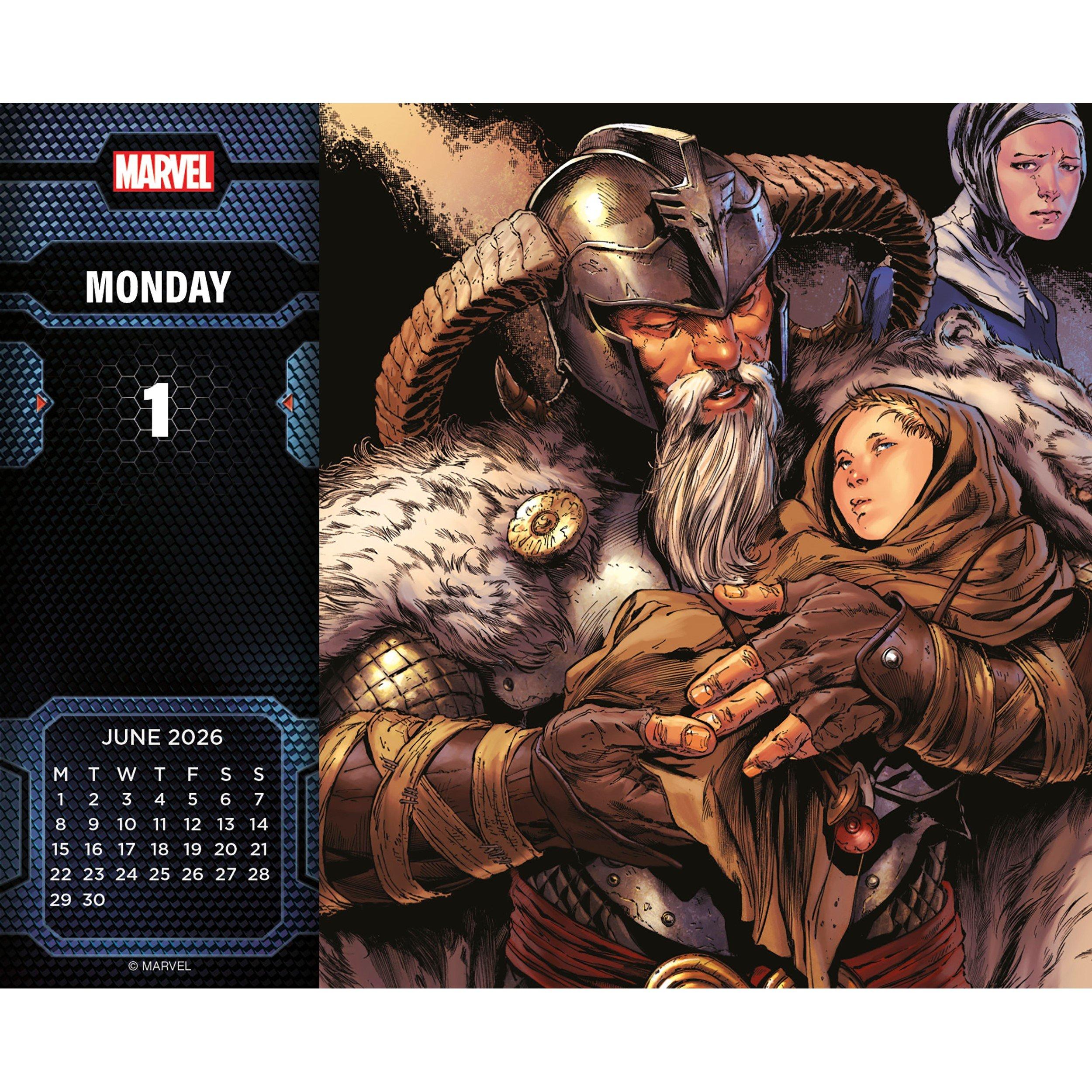 Multi - Marvel - MARVEL 2026 DESK BLOCK CALENDAR - 2