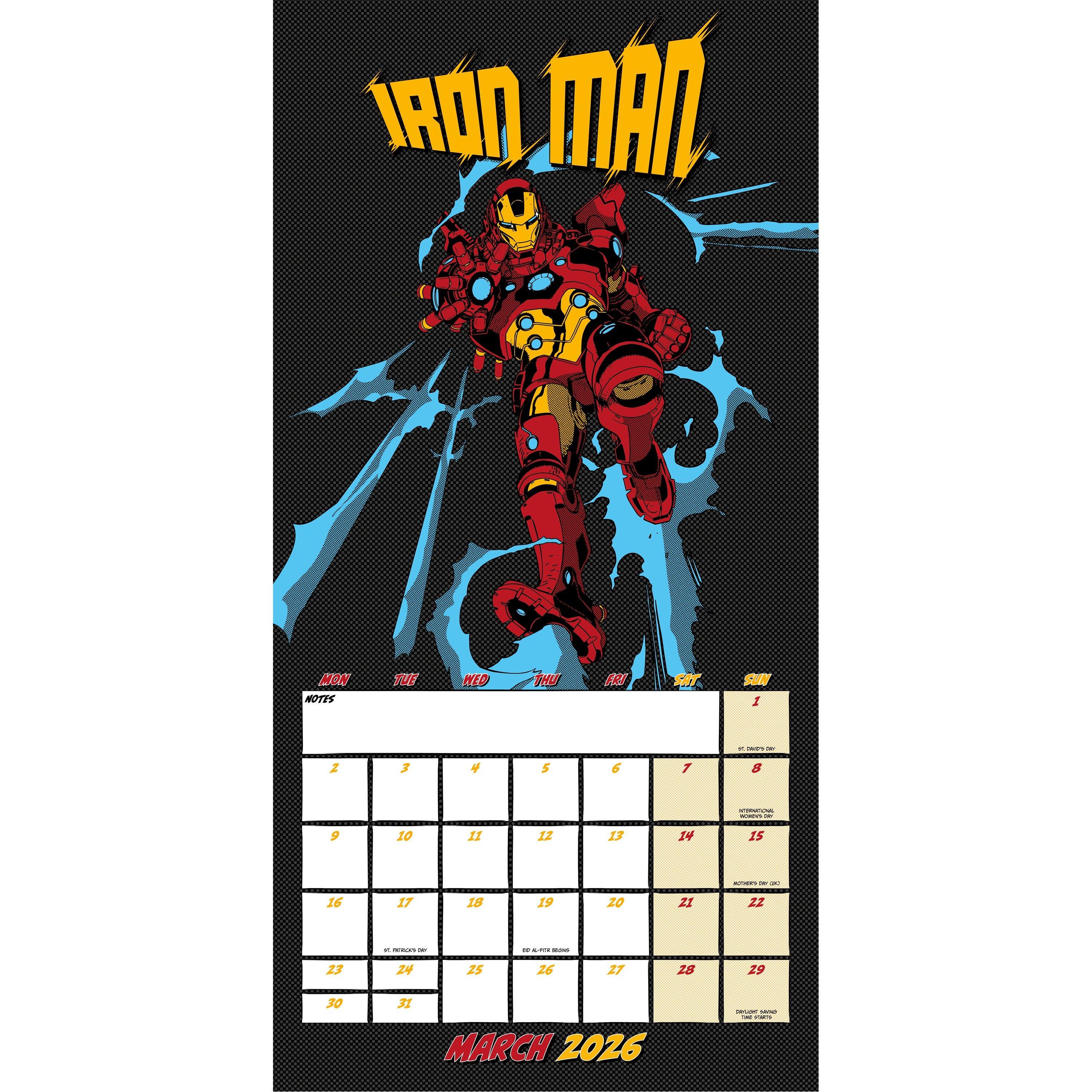 Multi - Marvel - MARVEL COMICS 2026 SQUARE CALENDAR - 2