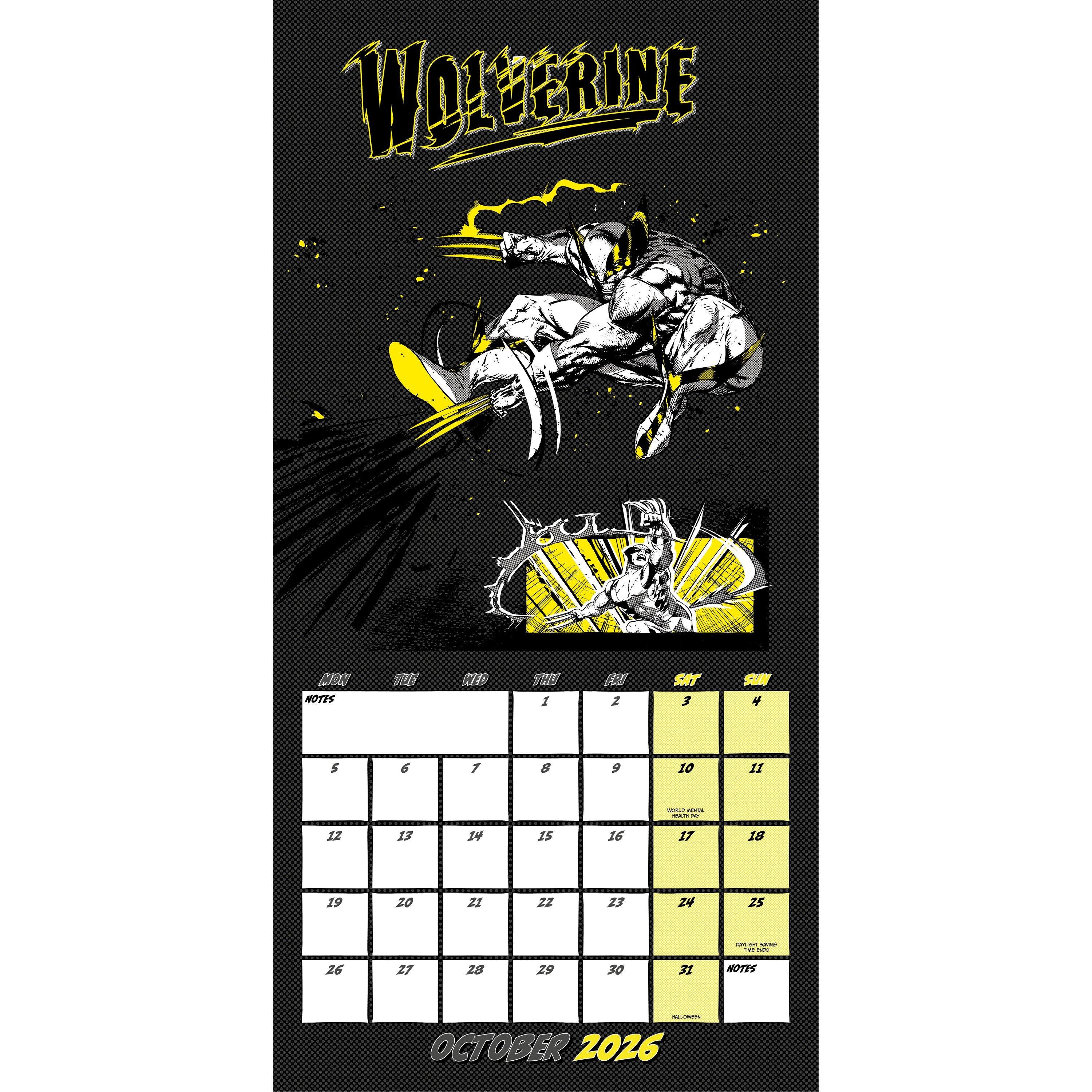 Multi - Marvel - MARVEL COMICS 2026 SQUARE CALENDAR - 3