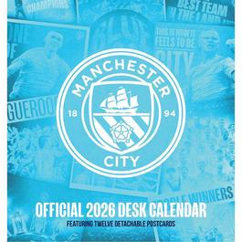 Grange MANCHESTER CITY FC 2026 DESK EASEL CALENDAR (POSTC