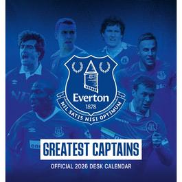 Grange EVERTON FC 2026 DESK EASEL CALENDAR
