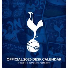 Grange TOTTENHAM HOTSPUR FC 2026 DESK EASEL CALENDAR (POS