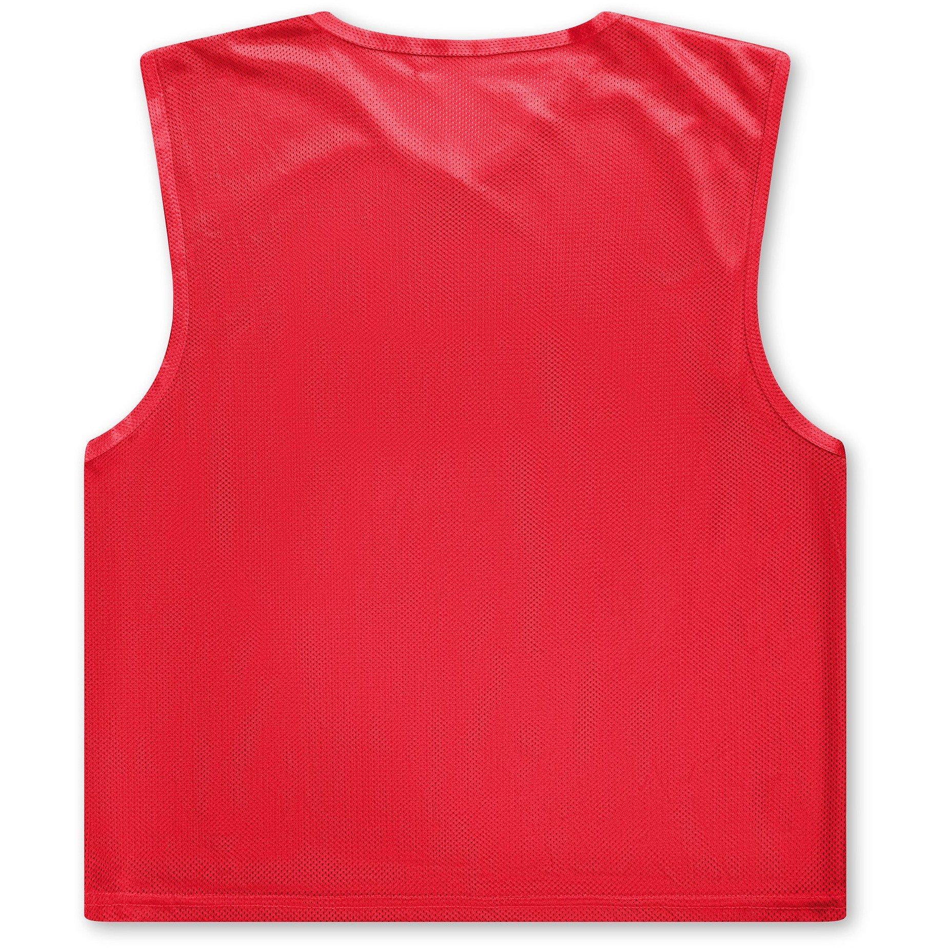 Yellow/Red - Mitre - Mitre Reversible Pro Training Bib - 9