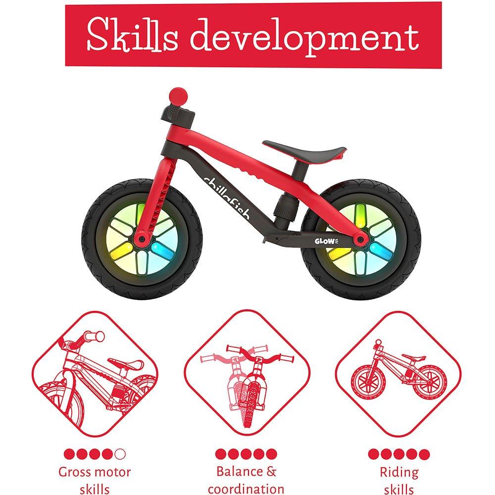 Red - Sports Directory - BMXie Glow 12in Balance Bike - 5