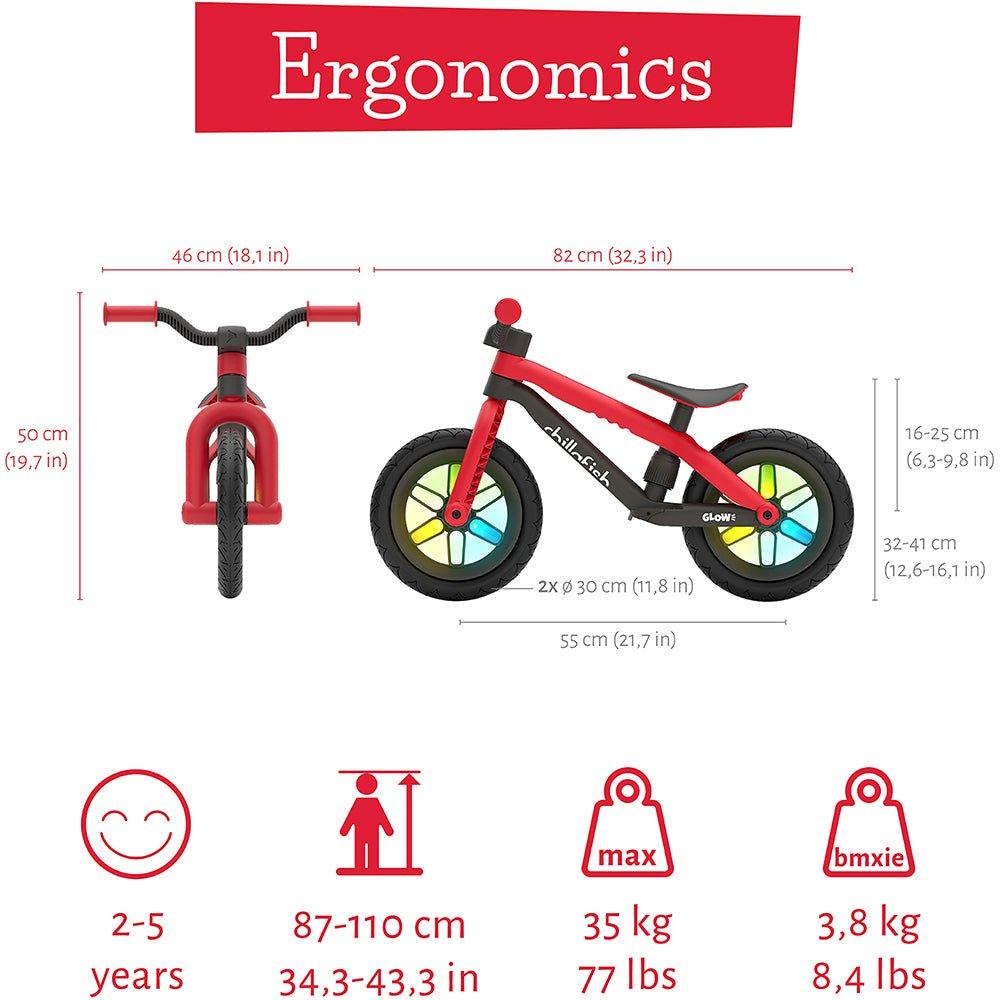 Red - Sports Directory - BMXie Glow 12in Balance Bike - 6