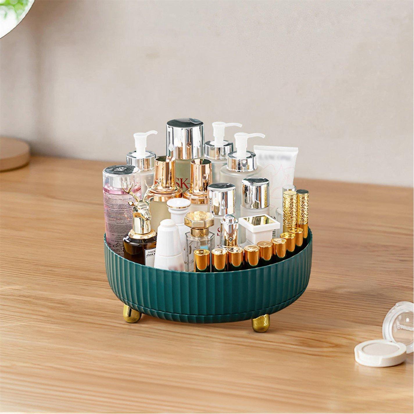 Green - SHEONLY - Rotating Round Spice Storage Rack Tray - 2