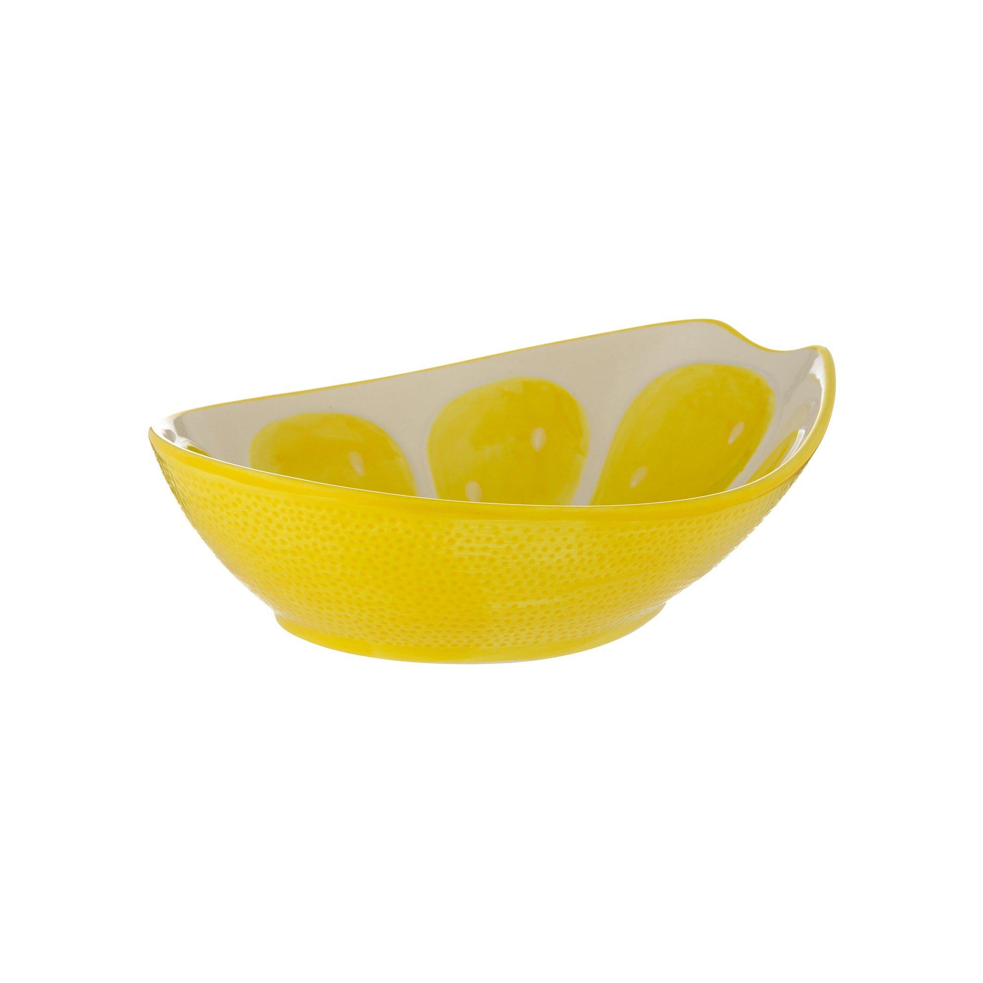 Yellow - Typhoon - World Foods 22cm lemon oval bowl - 1