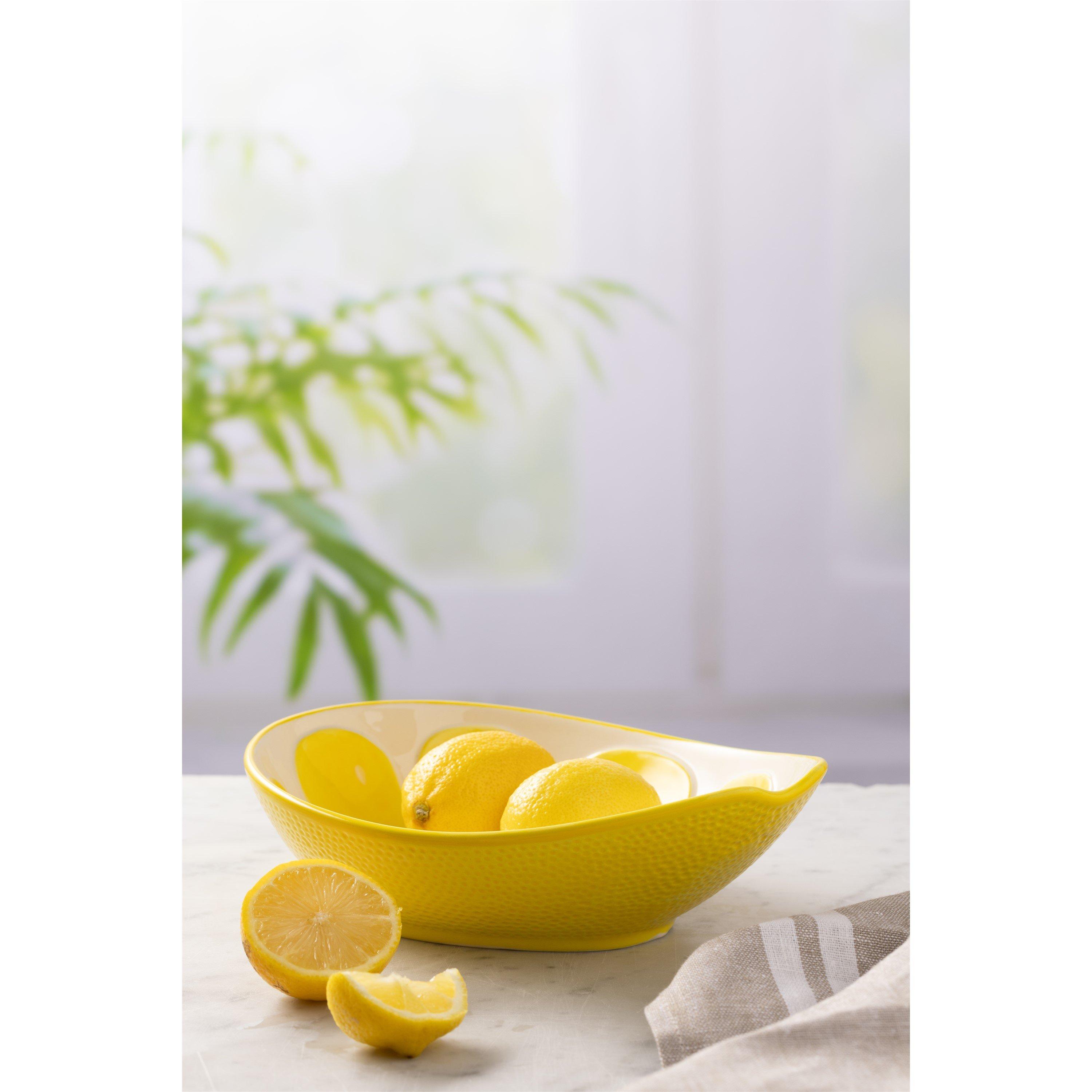 Amarelo - Typhoon - World Foods 22cm lemon oval bowl - 3