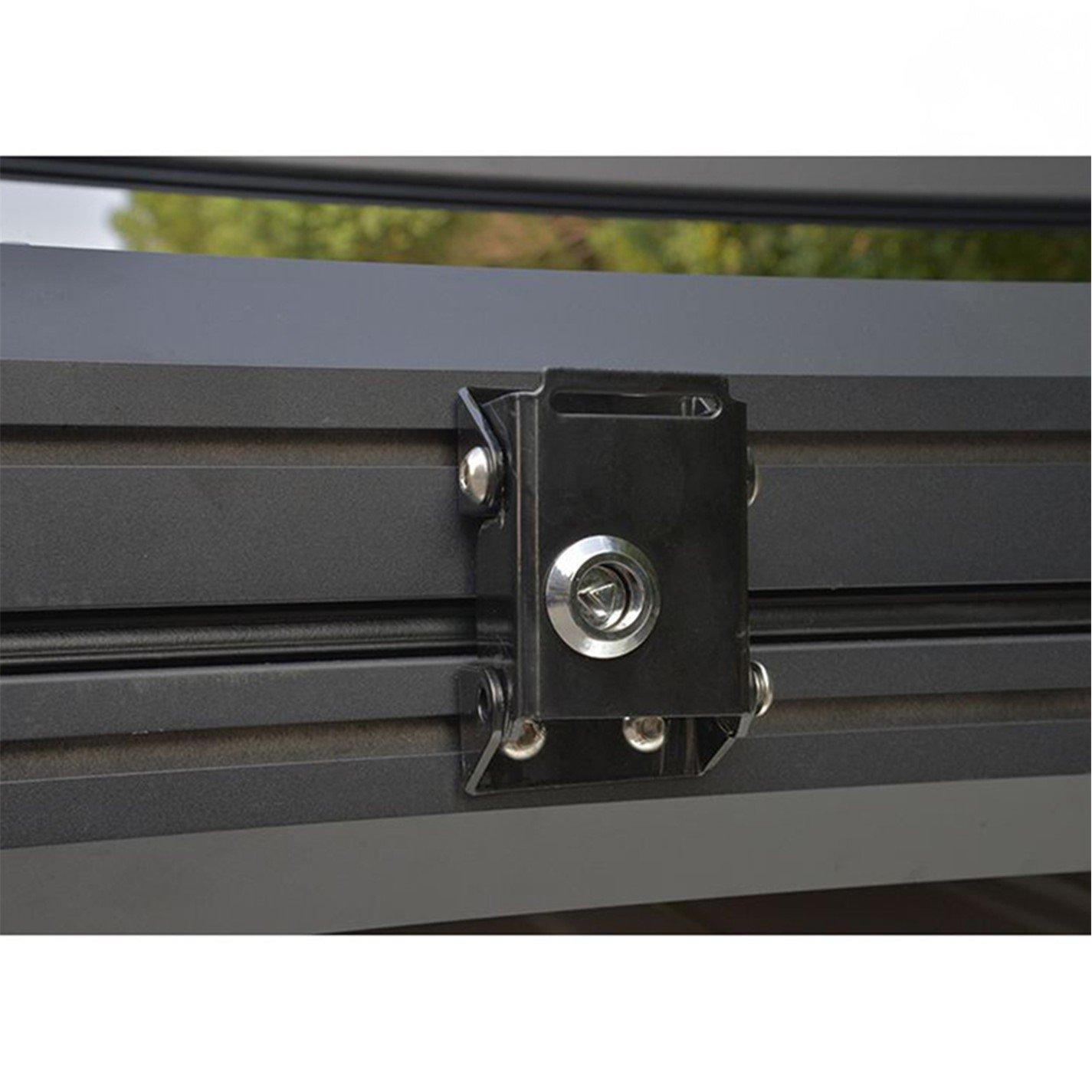 Navy Blue And B - Breeins Camping - Hard Shell Roof Tent for Cars with Retractable Lad - 13