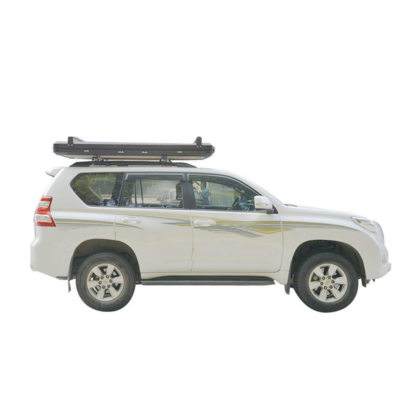 Navy Blue And B - Breeins Camping - Hard Shell Roof Tent for Cars with Retractable Lad - 9