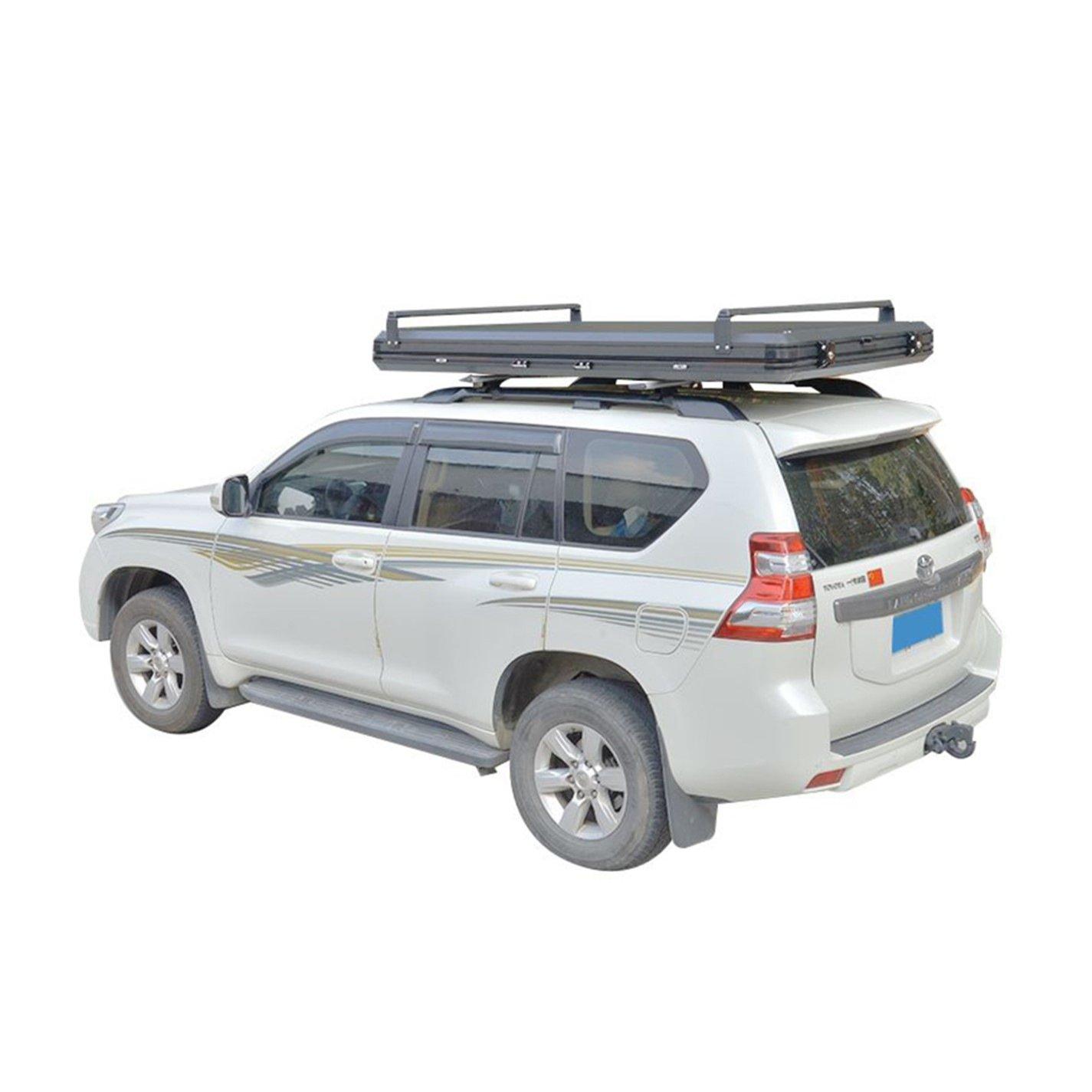 Navy Blue And B - Breeins Camping - Hard Shell Roof Tent for Cars with Retractable Lad - 10