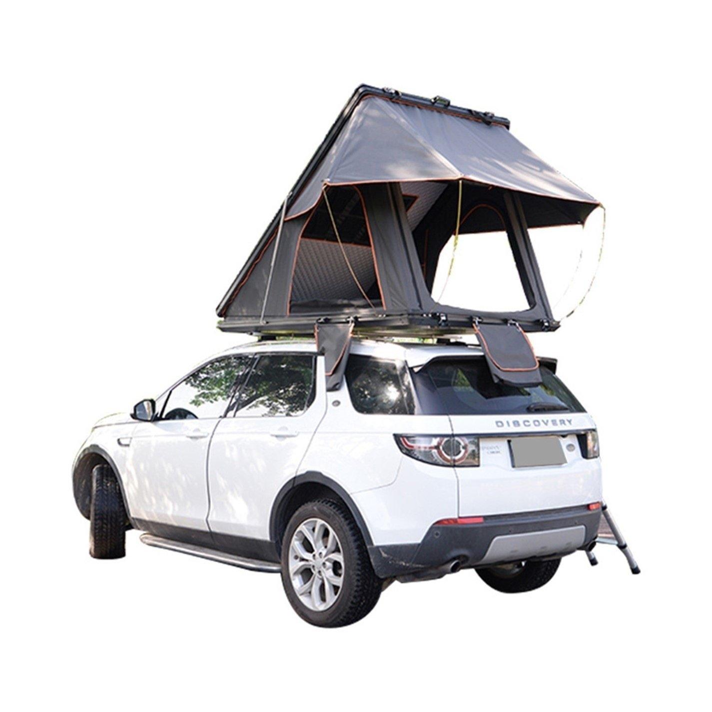 Black - Breeins - Hard Shell Roof Tent for Cars with Retractable Lad - 1