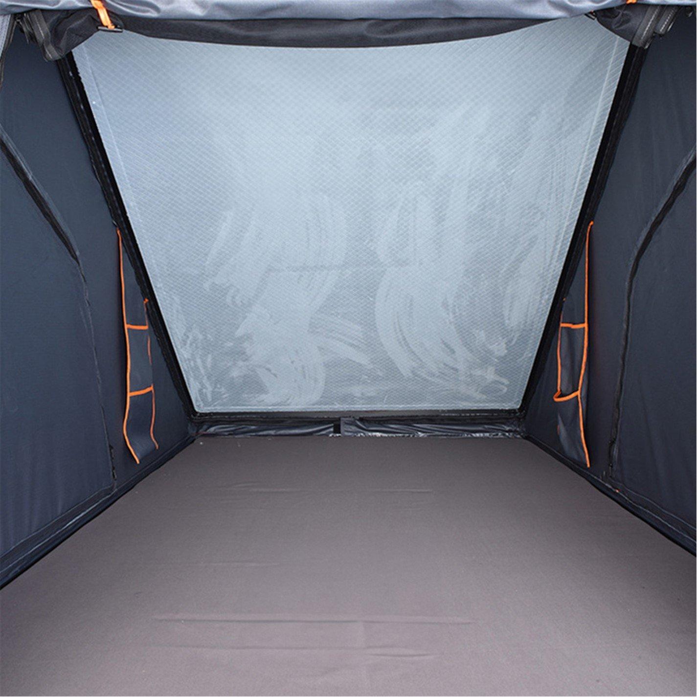 Black - Breeins Camping - Hard Shell Roof Tent for Cars with Retractable Lad - 11