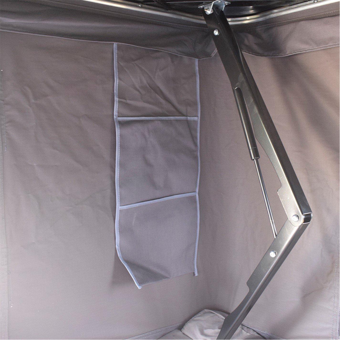 Black And Green - Breeins Camping - Hard Shell Roof Tent for Cars - 11