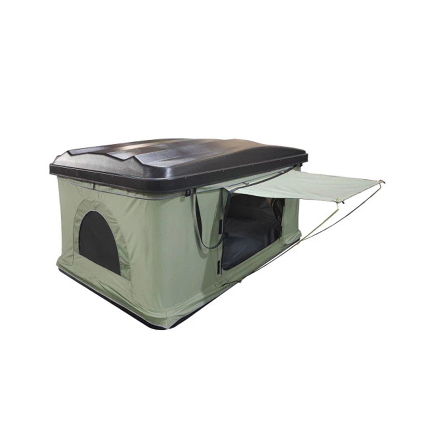 Black And Green - Breeins Camping - Hard Shell Roof Tent for Cars - 6