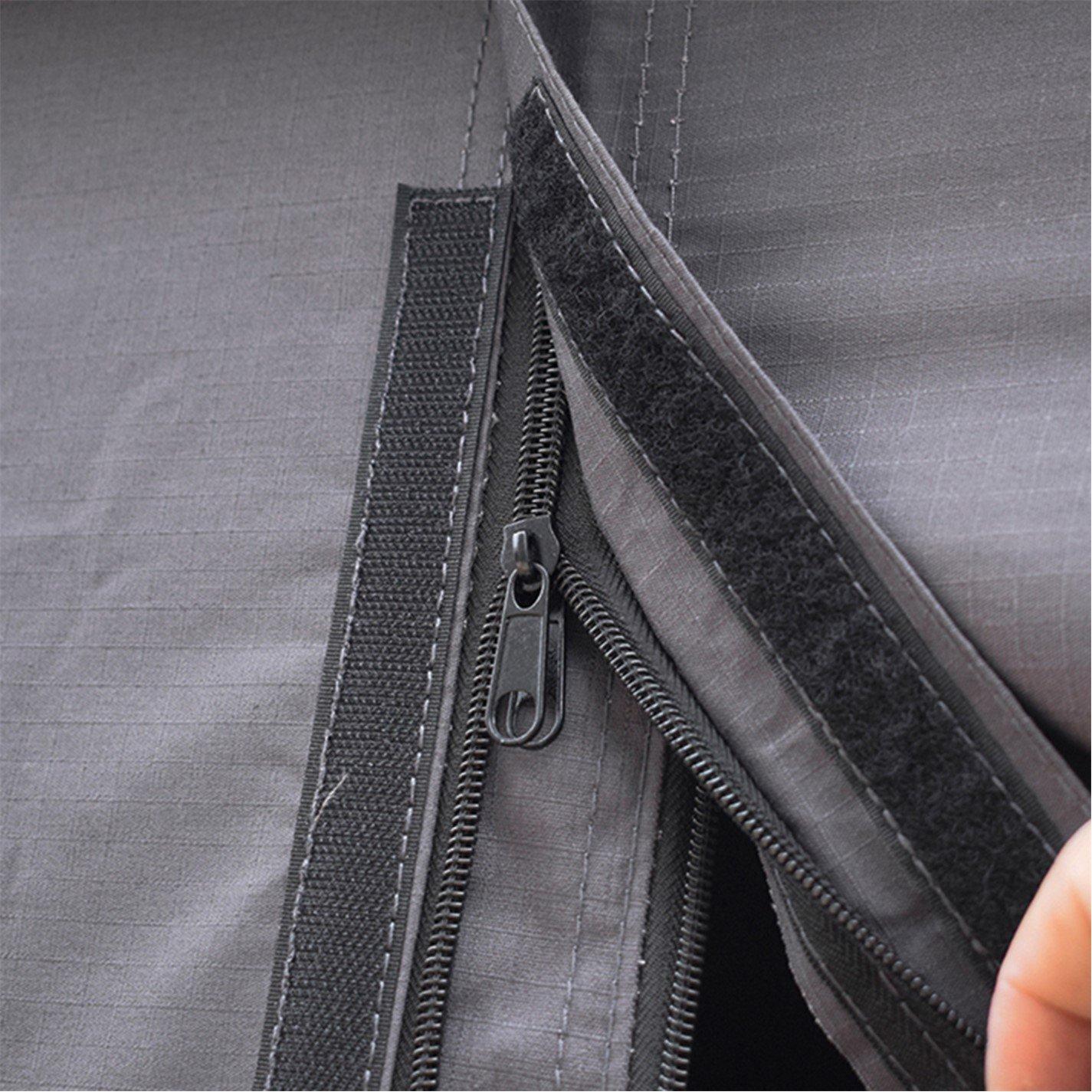 Black And Green - Breeins Camping - Hard Shell Roof Tent for Cars - 7