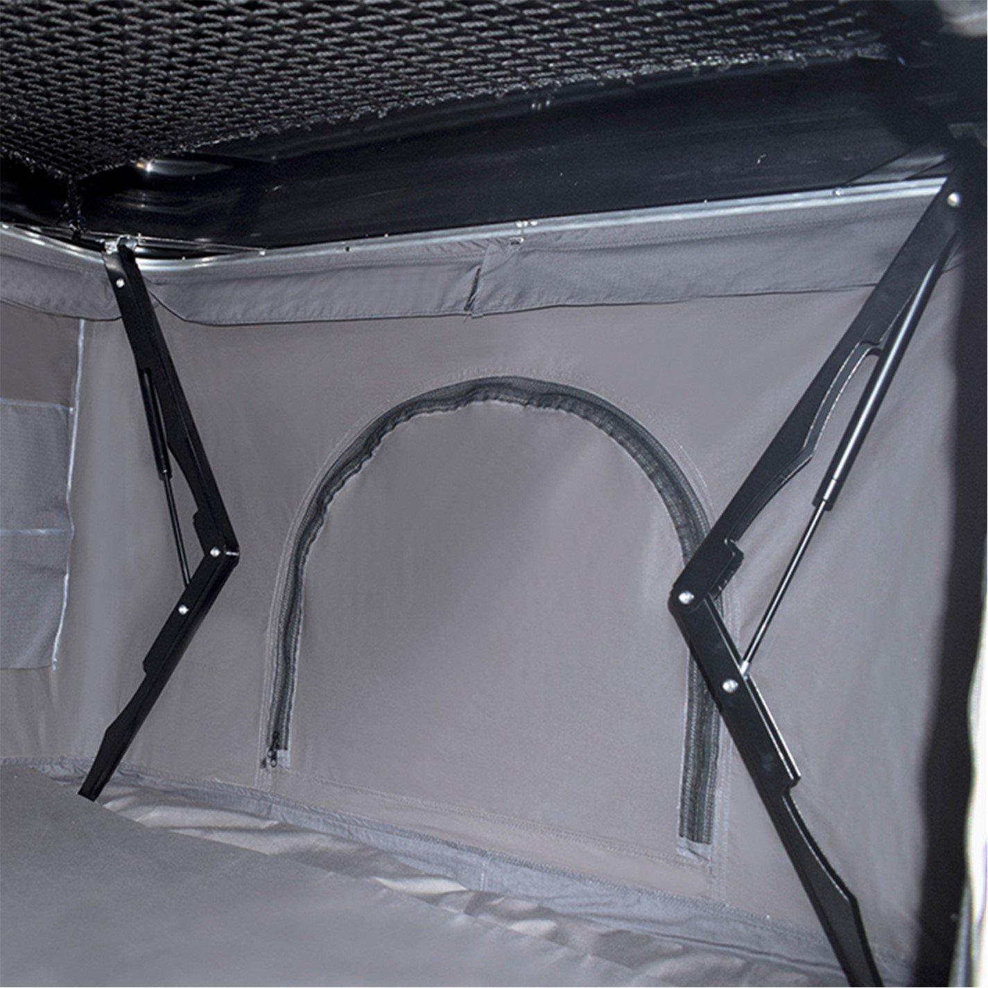 Black And Green - Breeins Camping - Hard Shell Roof Tent for Cars - 8