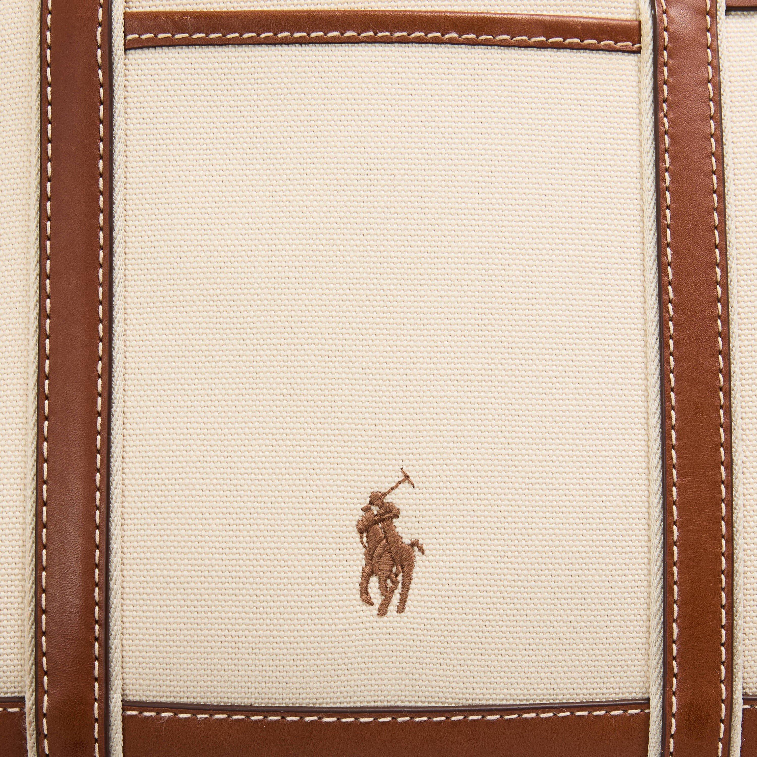 ECRU/CUOIO - Polo Ralph Lauren - Polo Sm PP Tote Ld05 - 4