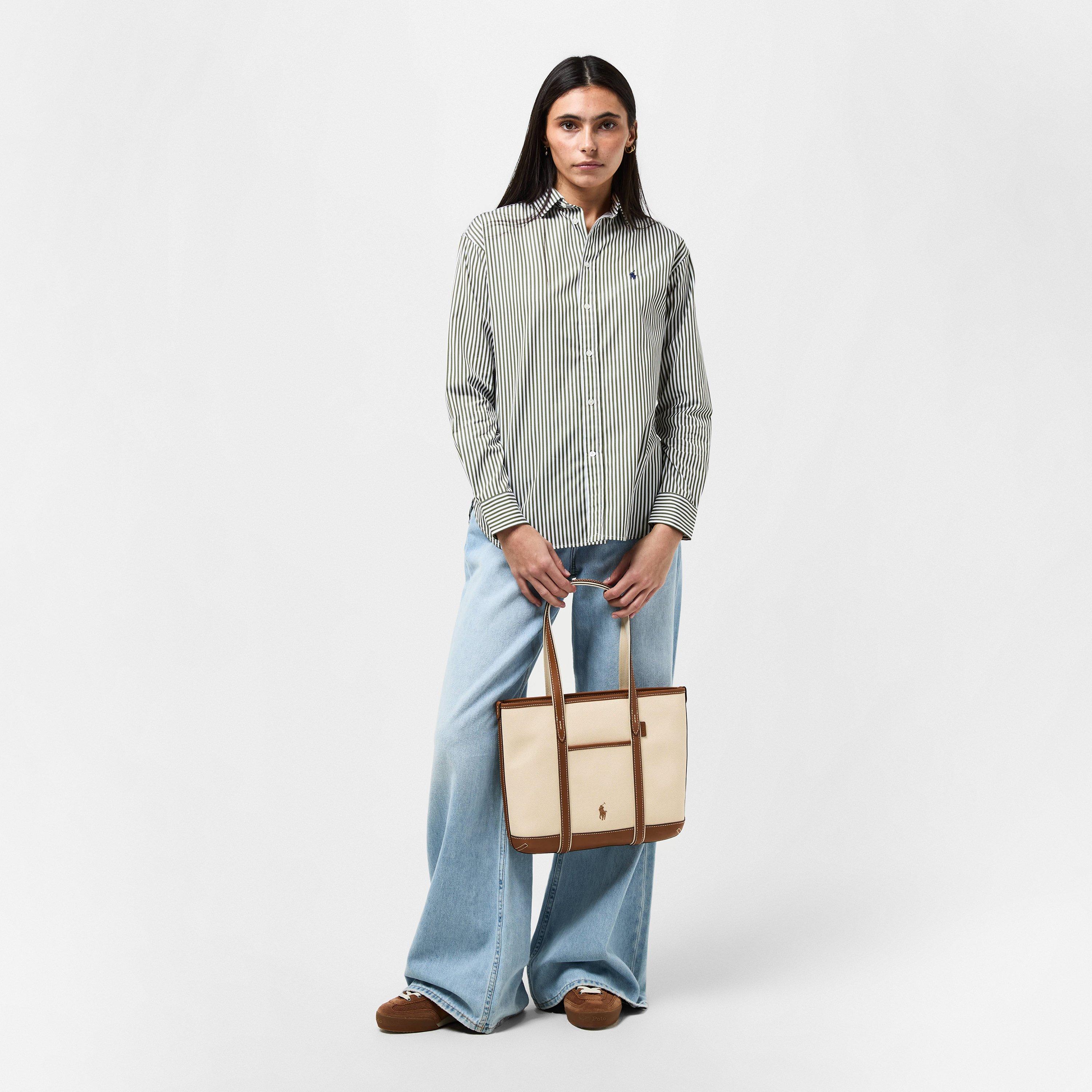 ECRU/CUOIO - Polo Ralph Lauren - Polo Sm PP Tote Ld05 - 6