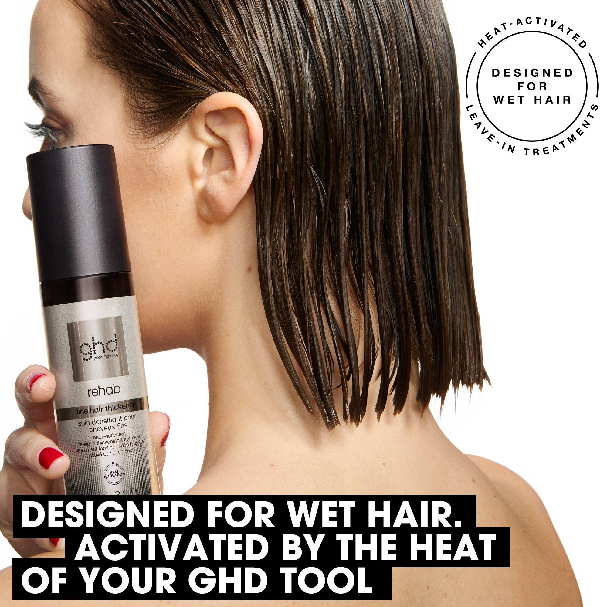 None - GHD - ghd Rehab Fine Hair Thickener Heat-Activated Leave-In Thickening Treatment Spray To Instantly Thick - 1
