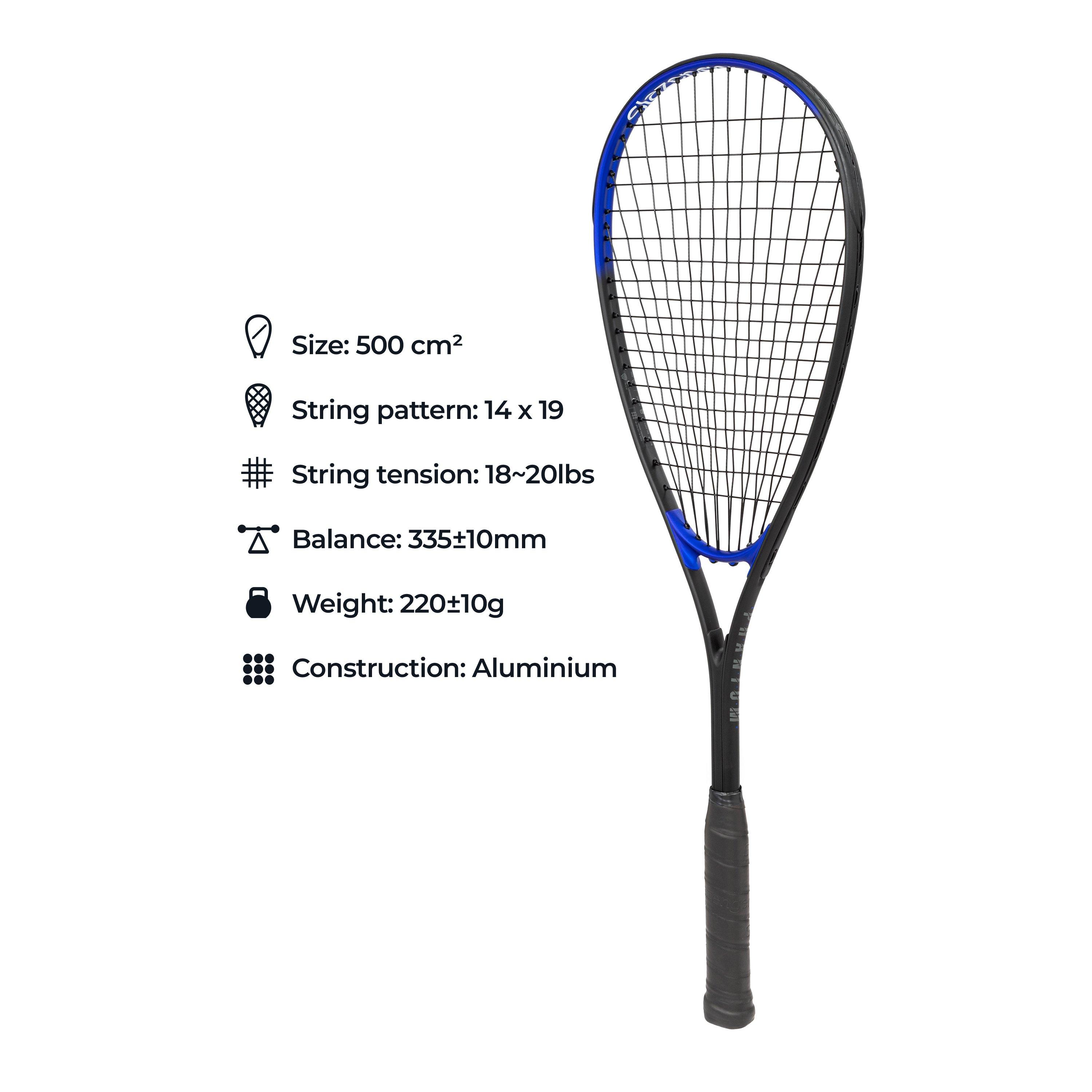 Sort/Blå - Slazenger - Squash Racket - 3
