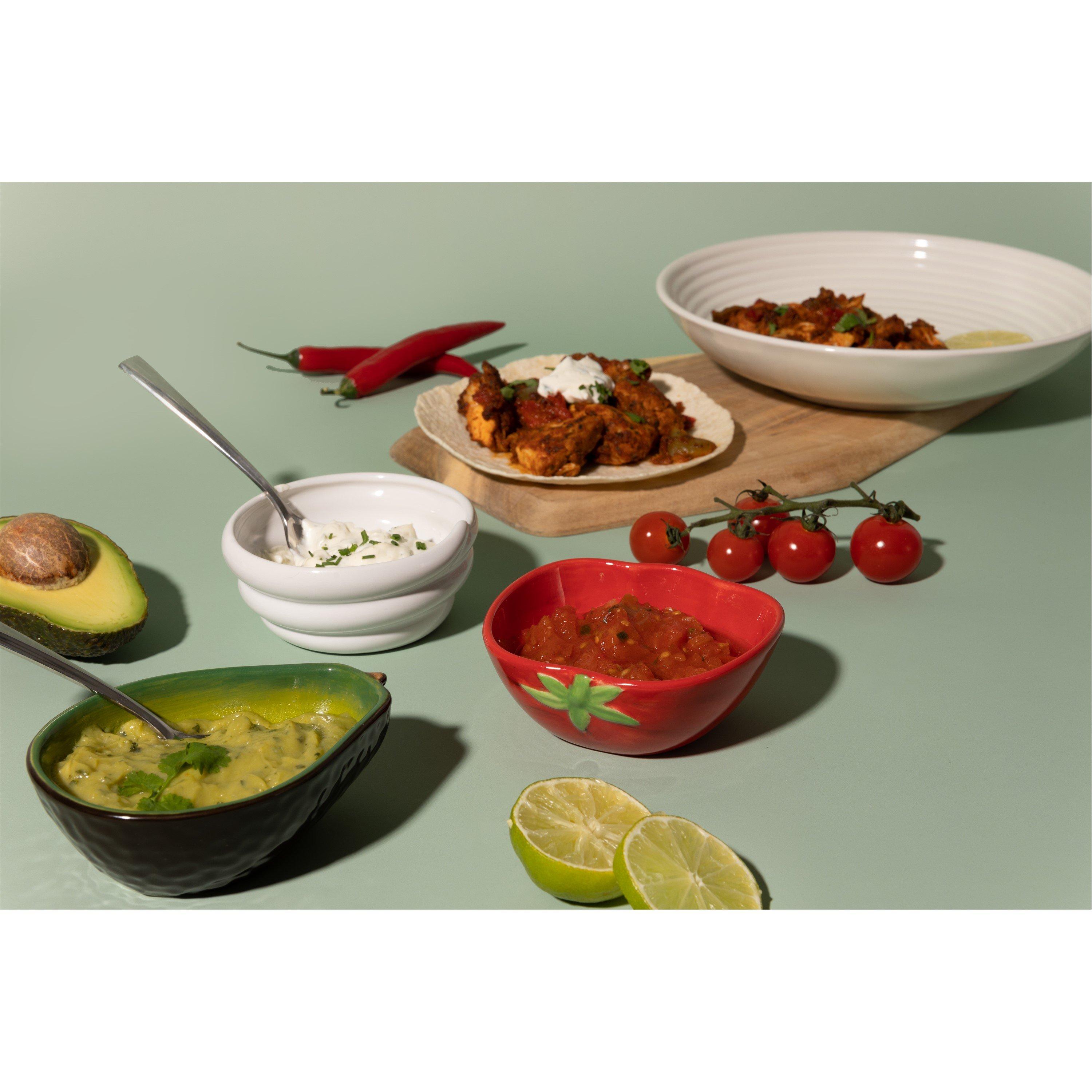 Multi - Typhoon - World Foods set of 3 fajita dip bowls - 3