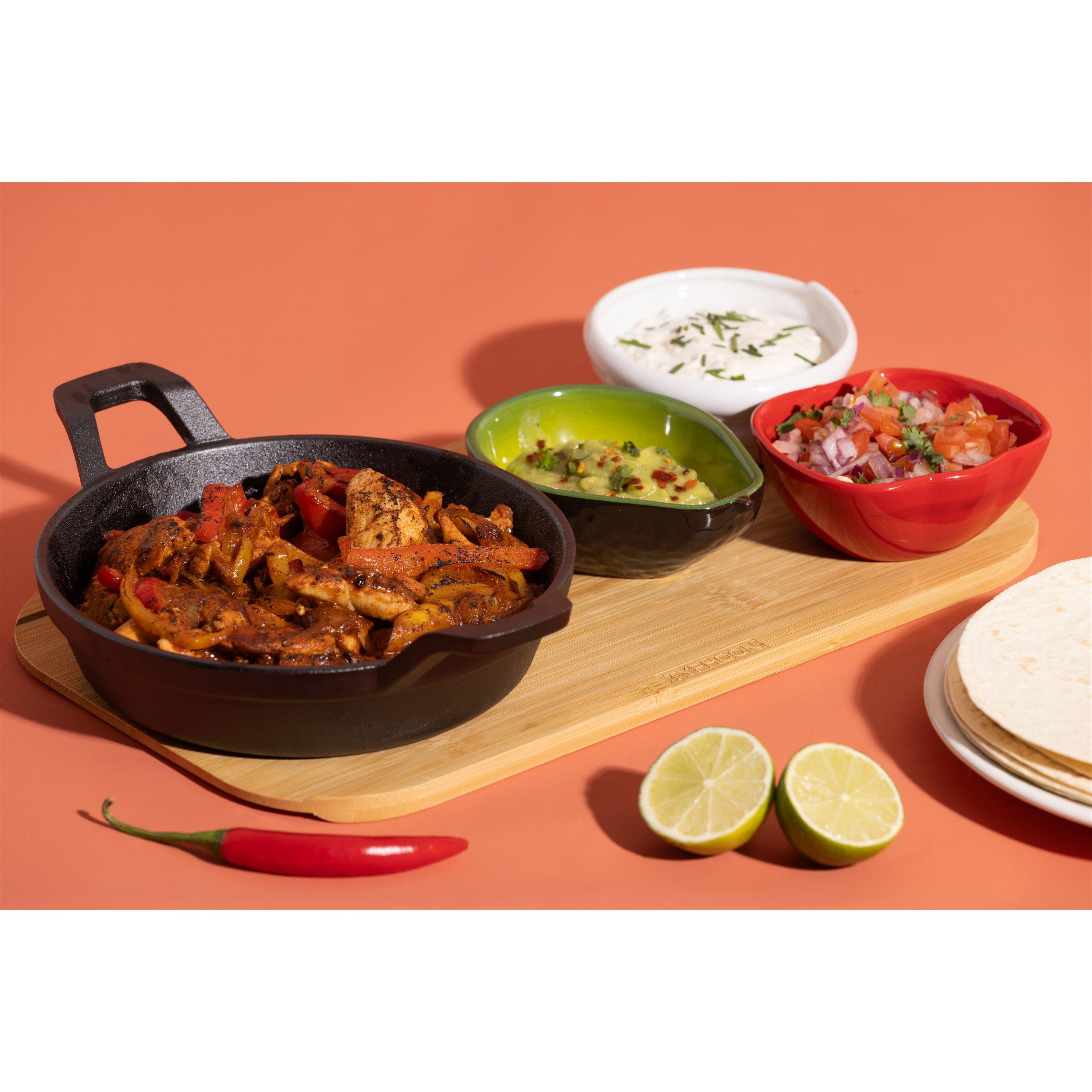 Multi - Typhoon - World Foods set of 3 fajita dip bowls - 4