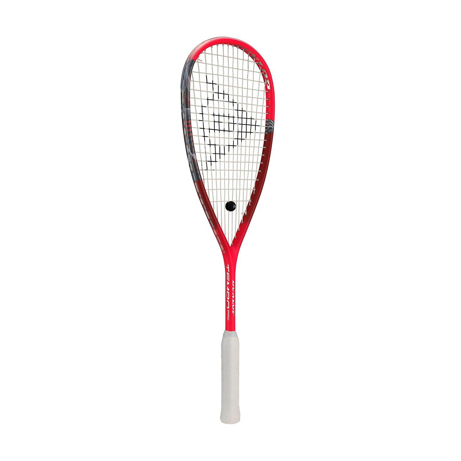Red - Dunlop - Tempo Pro Squash Racket Adult - 2