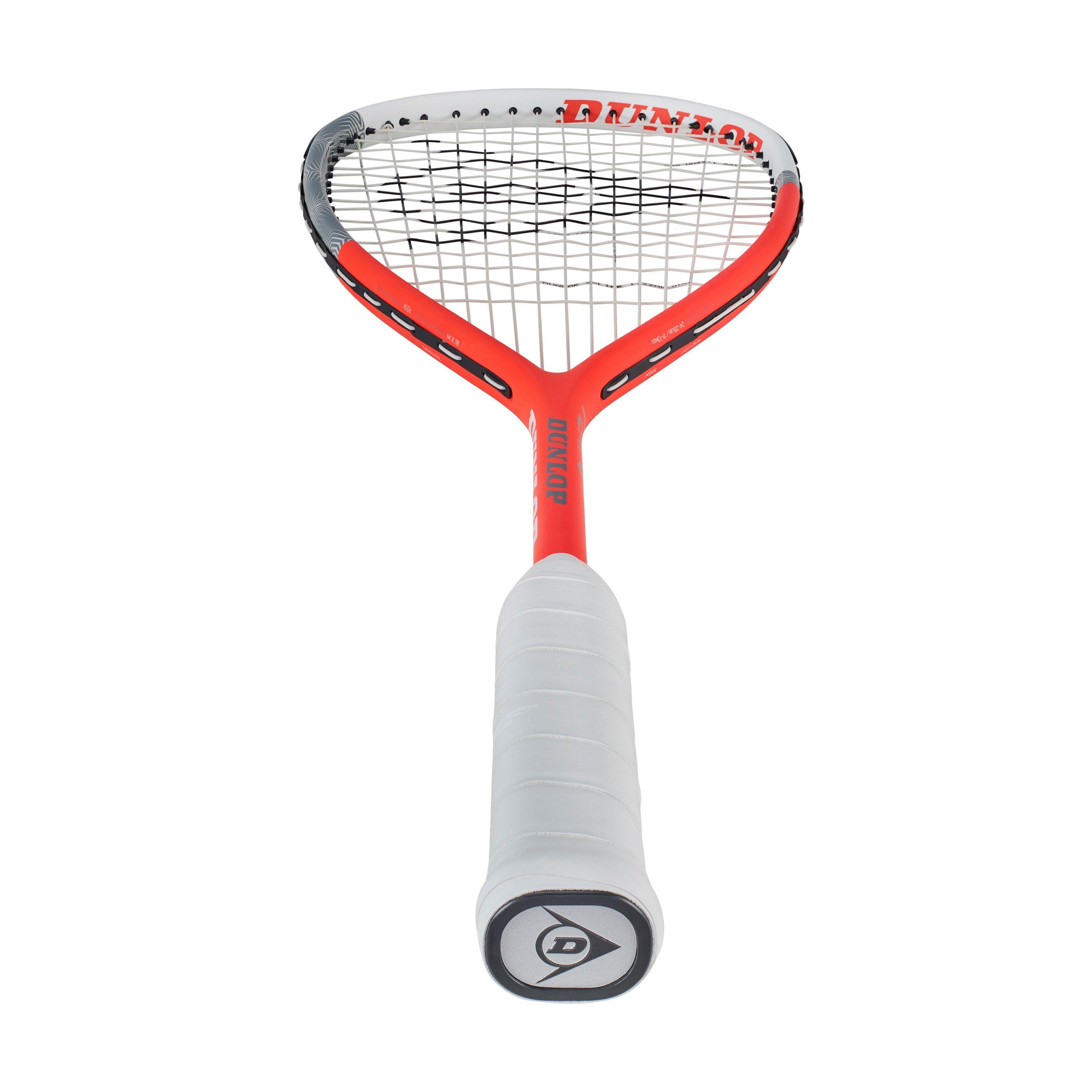 Red - Dunlop - Tempo Pro Squash Racket Adult - 4