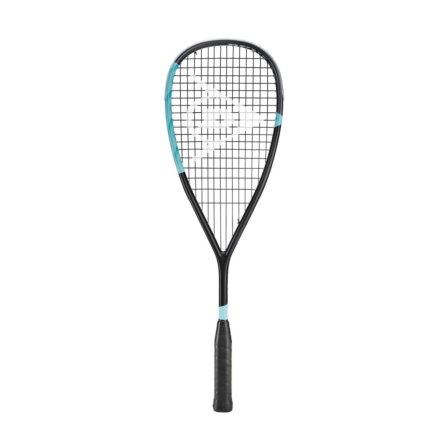 Black/Blue - Dunlop - Blackstorm Titanium Squash Racket Adults