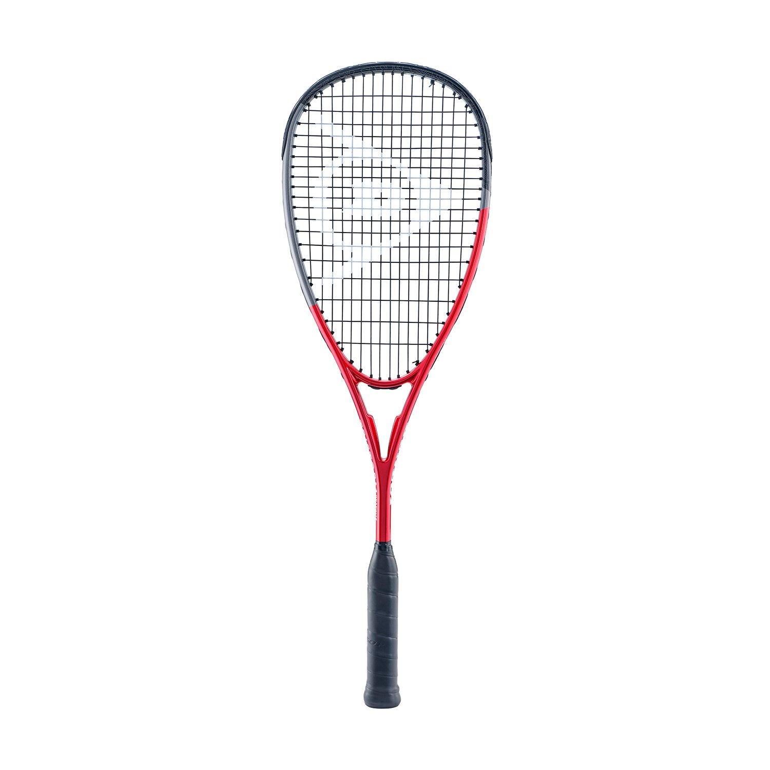 Black/Red - Dunlop - Tristorm Graphite Squash Racket - 1