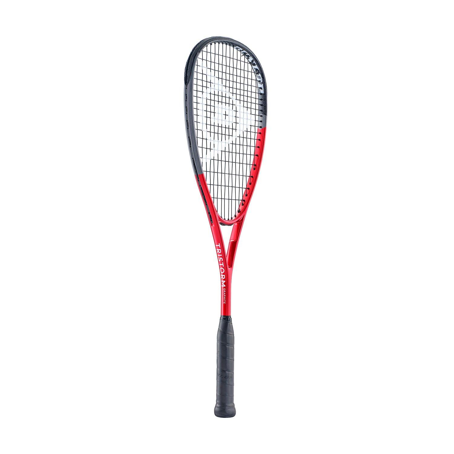 Black/Red - Dunlop - Tristorm Graphite Squash Racket - 2