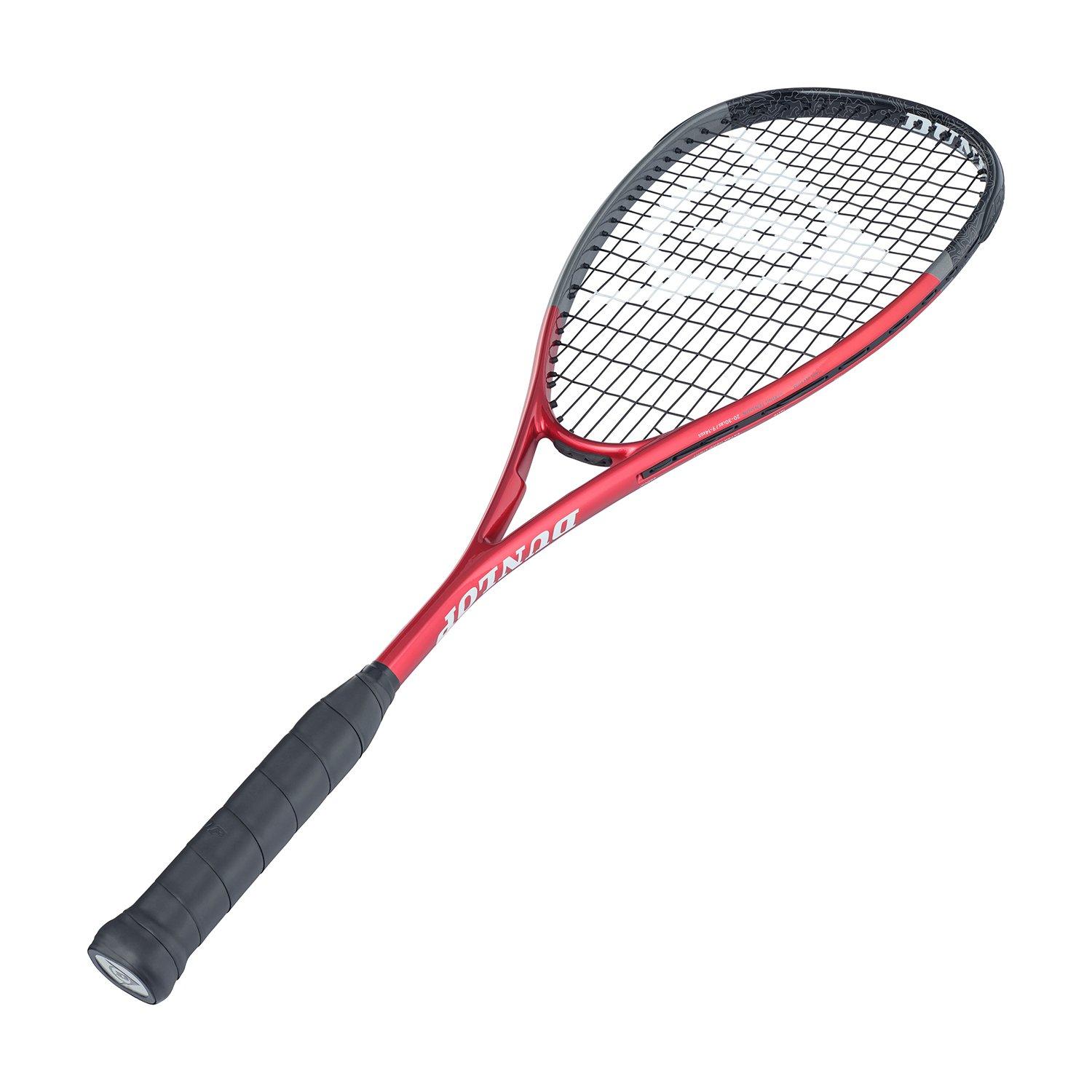 Black/Red - Dunlop - Tristorm Graphite Squash Racket - 5