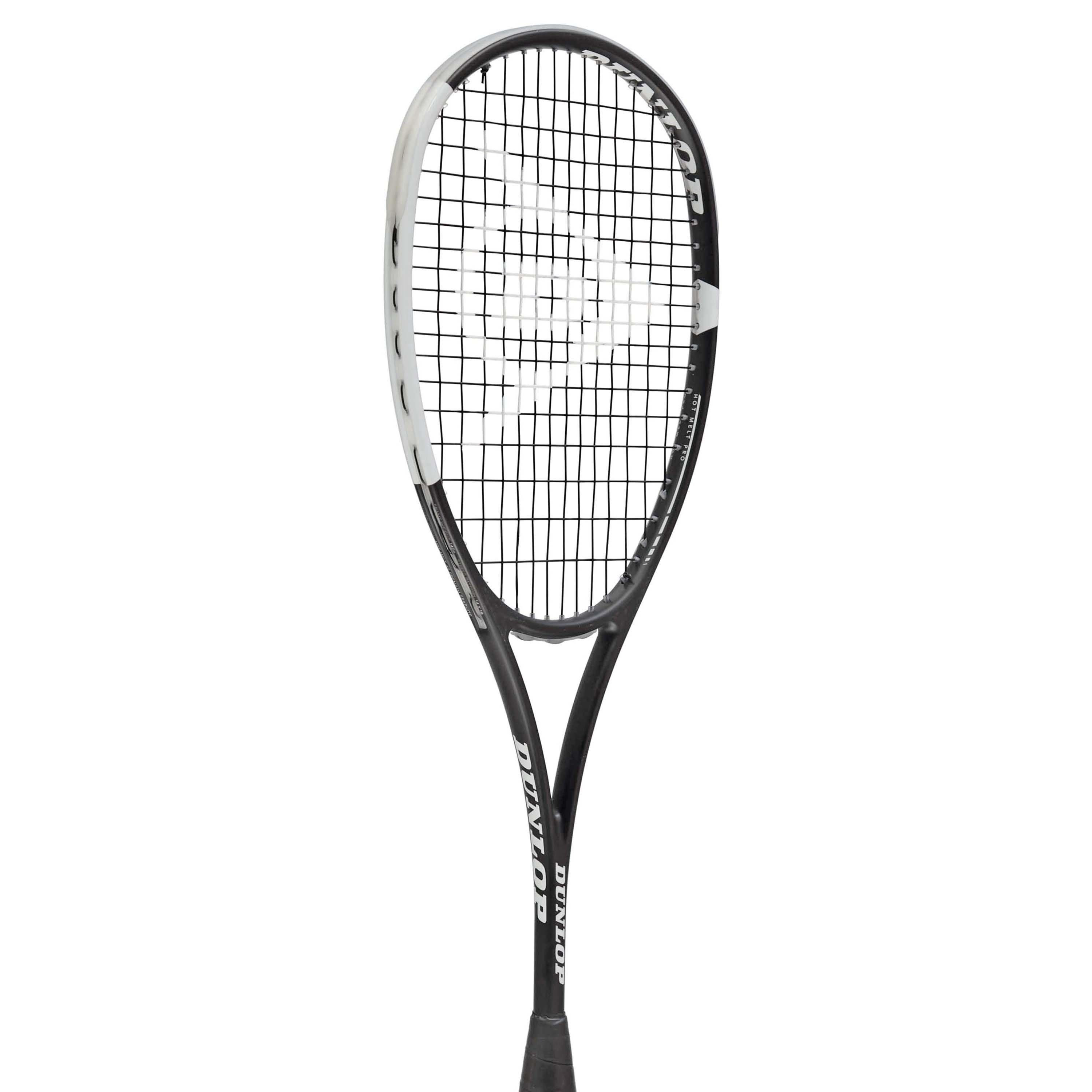 Black/White - Dunlop - Hotmelt Pro Squash Racket - 1