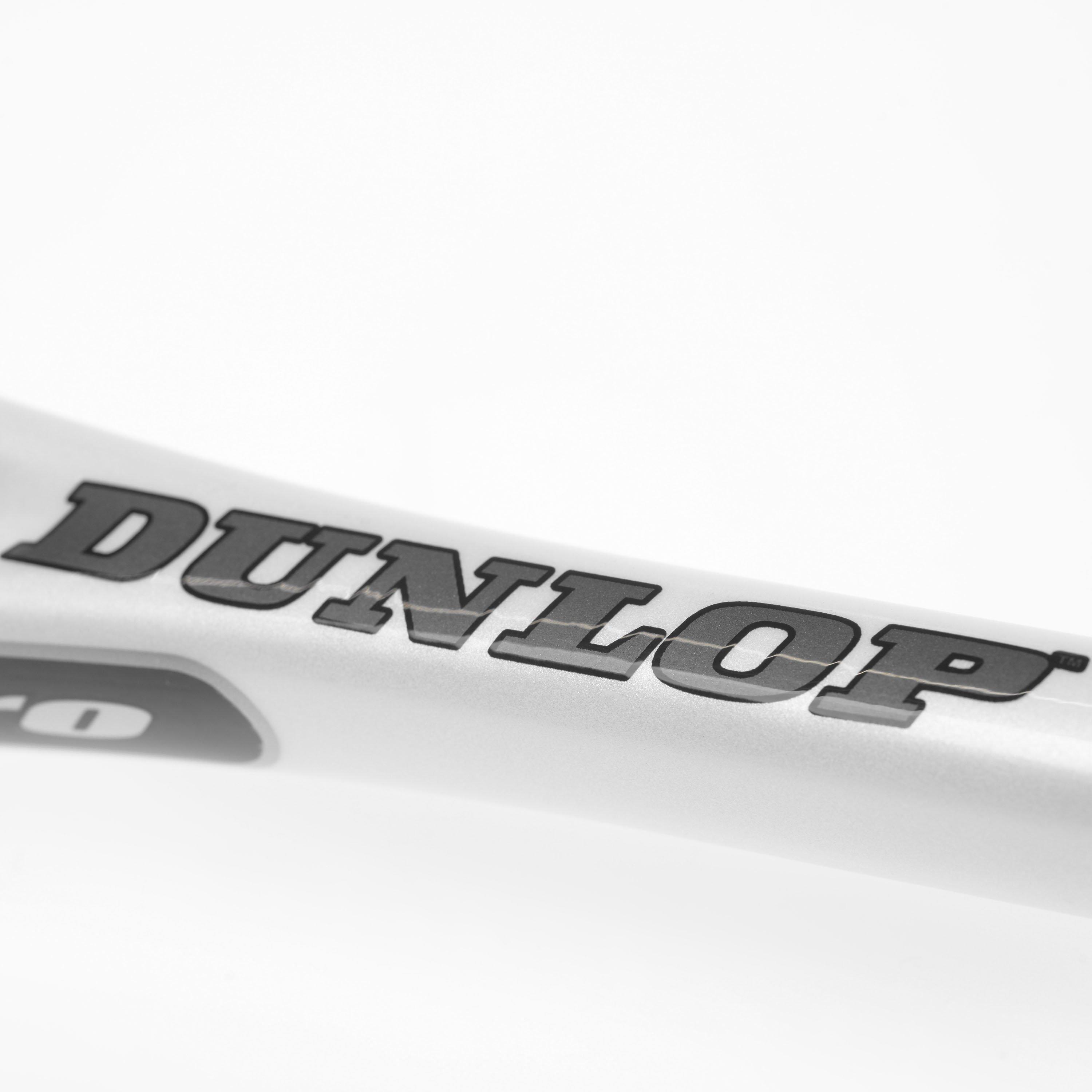 Zwart/Wit - Dunlop - Hotmelt Pro Squash Racket - 5