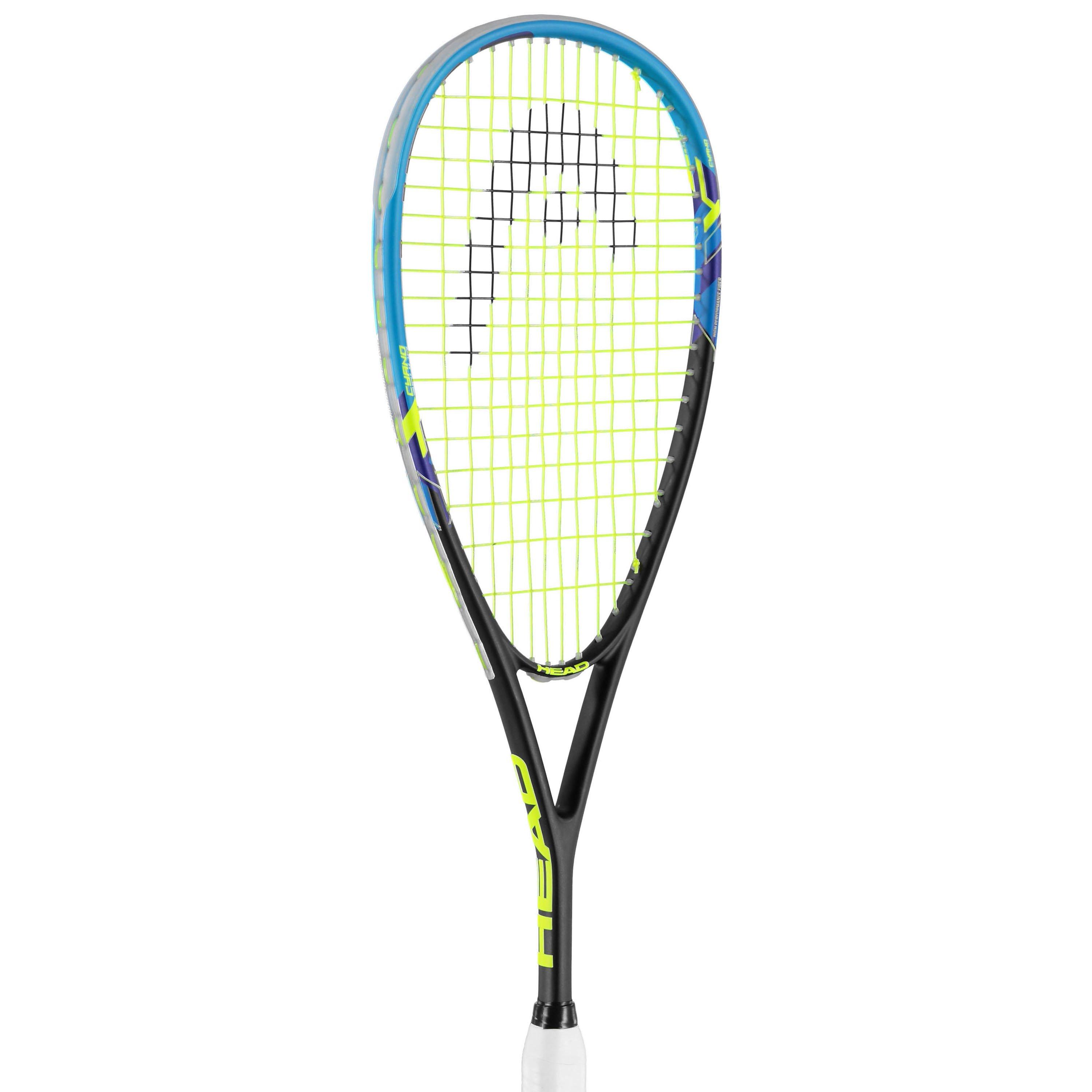 Noir/Bleu - HEAD - Cyano Squash Racket - 1